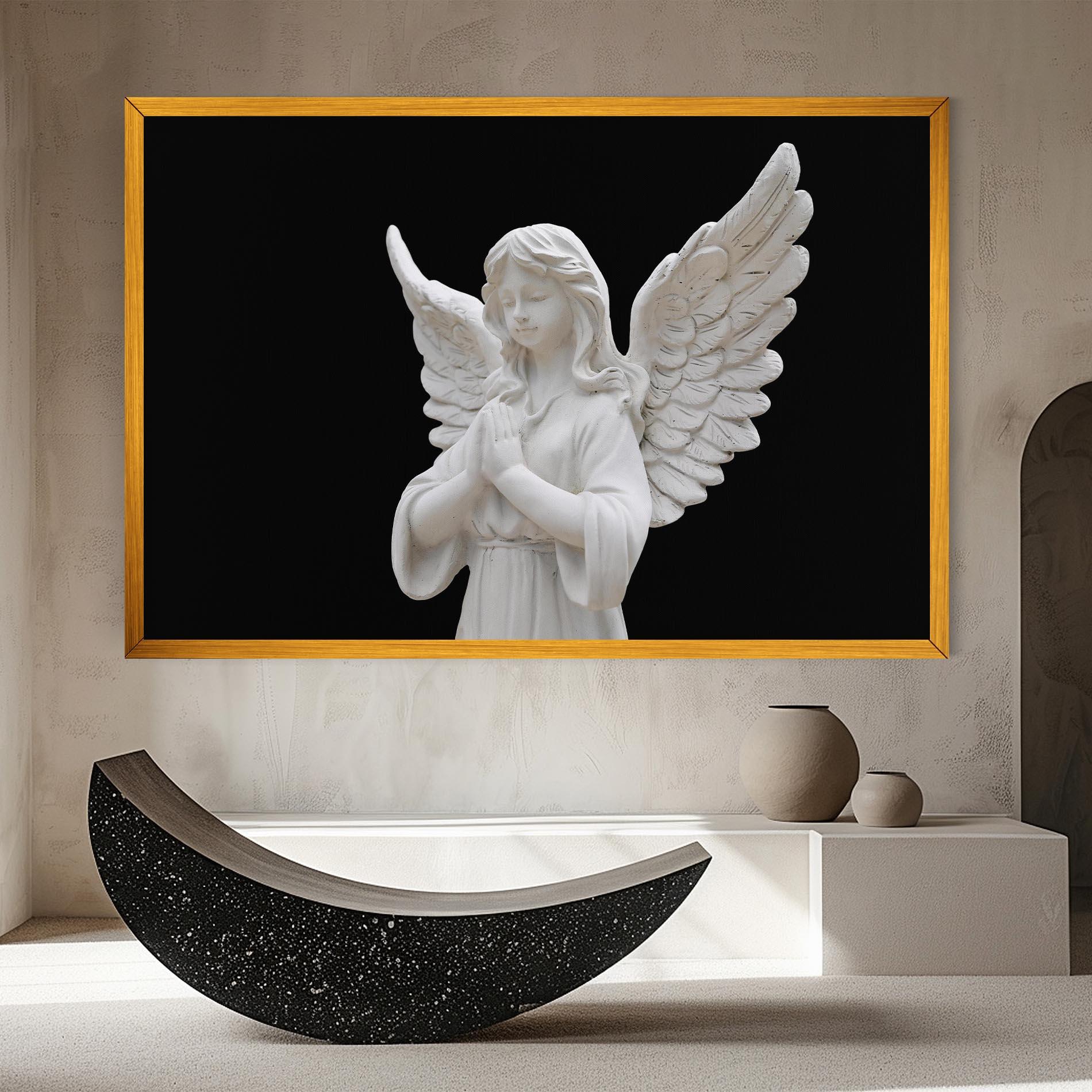 Картина на платно Pretty Angel Statues mockup 8