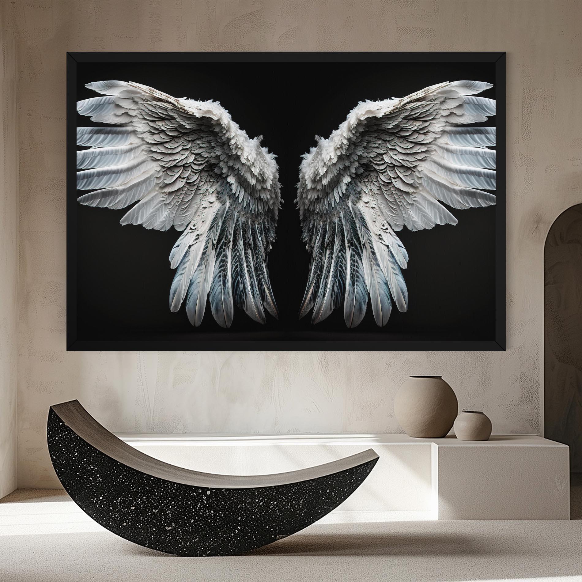 Картина на платно Big Angel Wings mockup 8