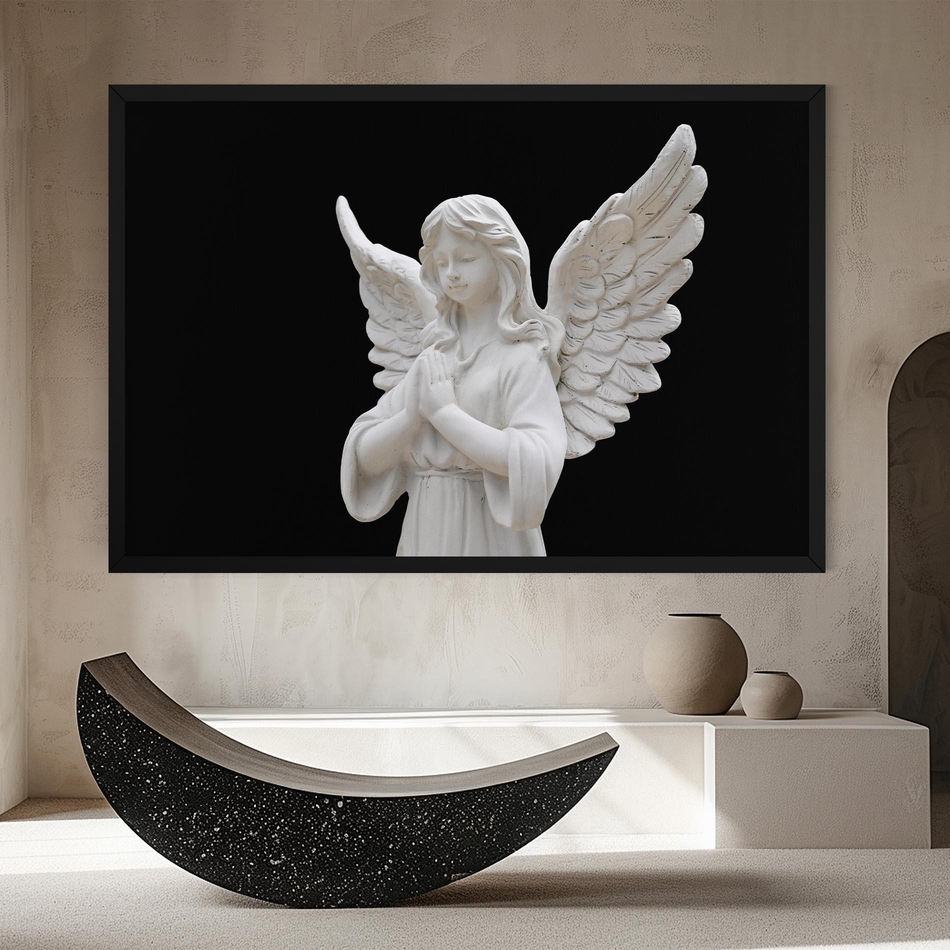 Картина на платно Pretty Angel Statues mockup 8