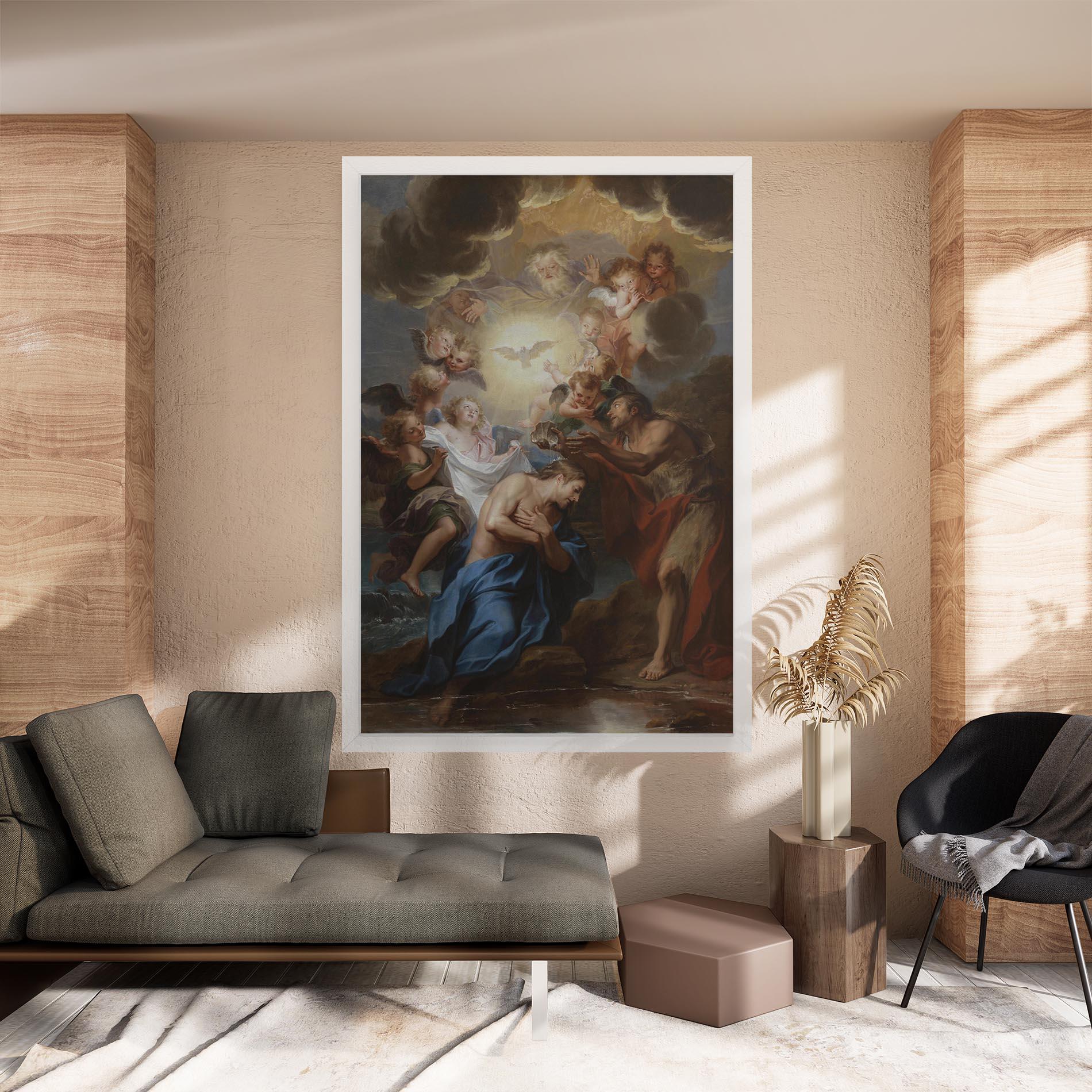 Картина на платно Bird Floating mockup 8