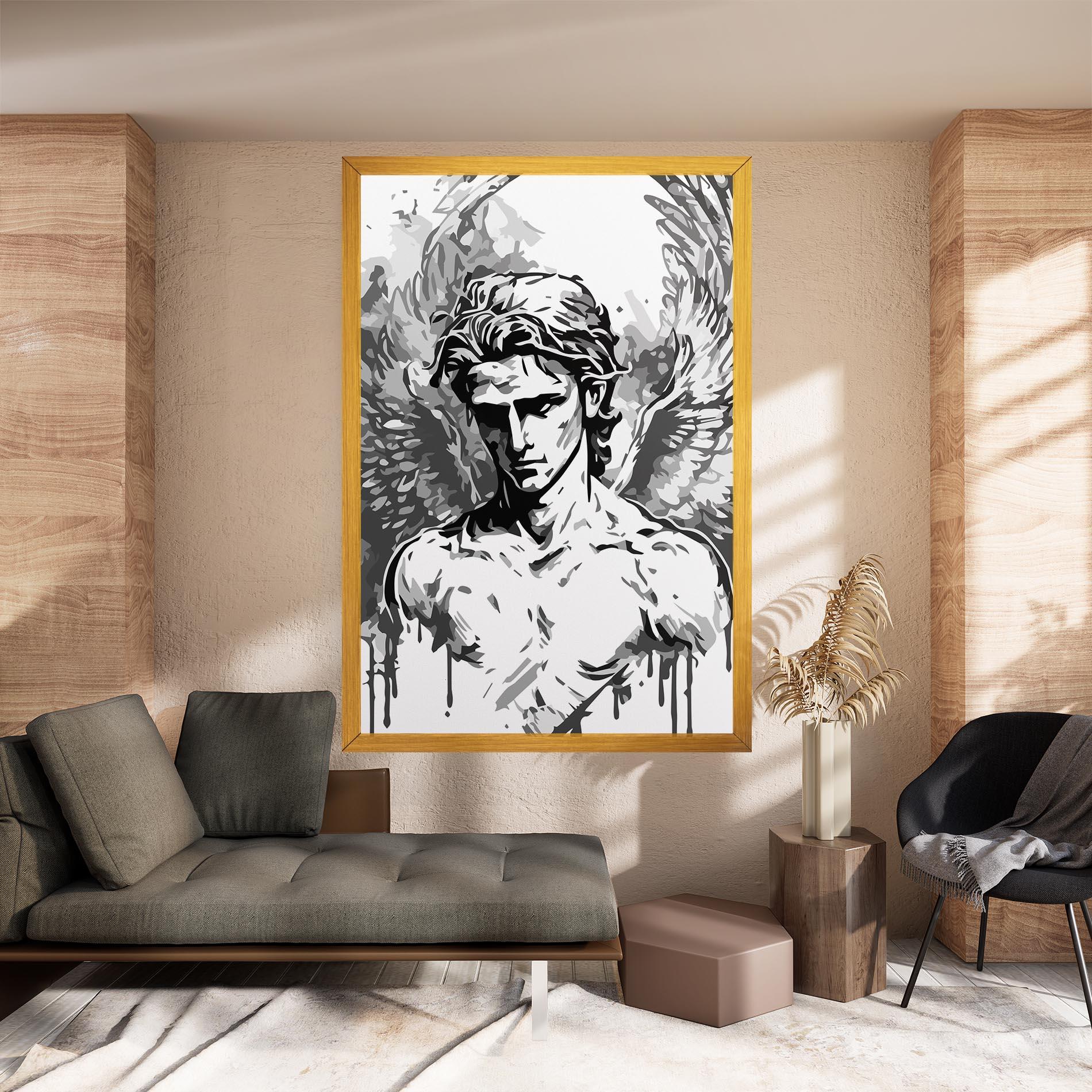 Картина на платно Beautiful Angel mockup 8