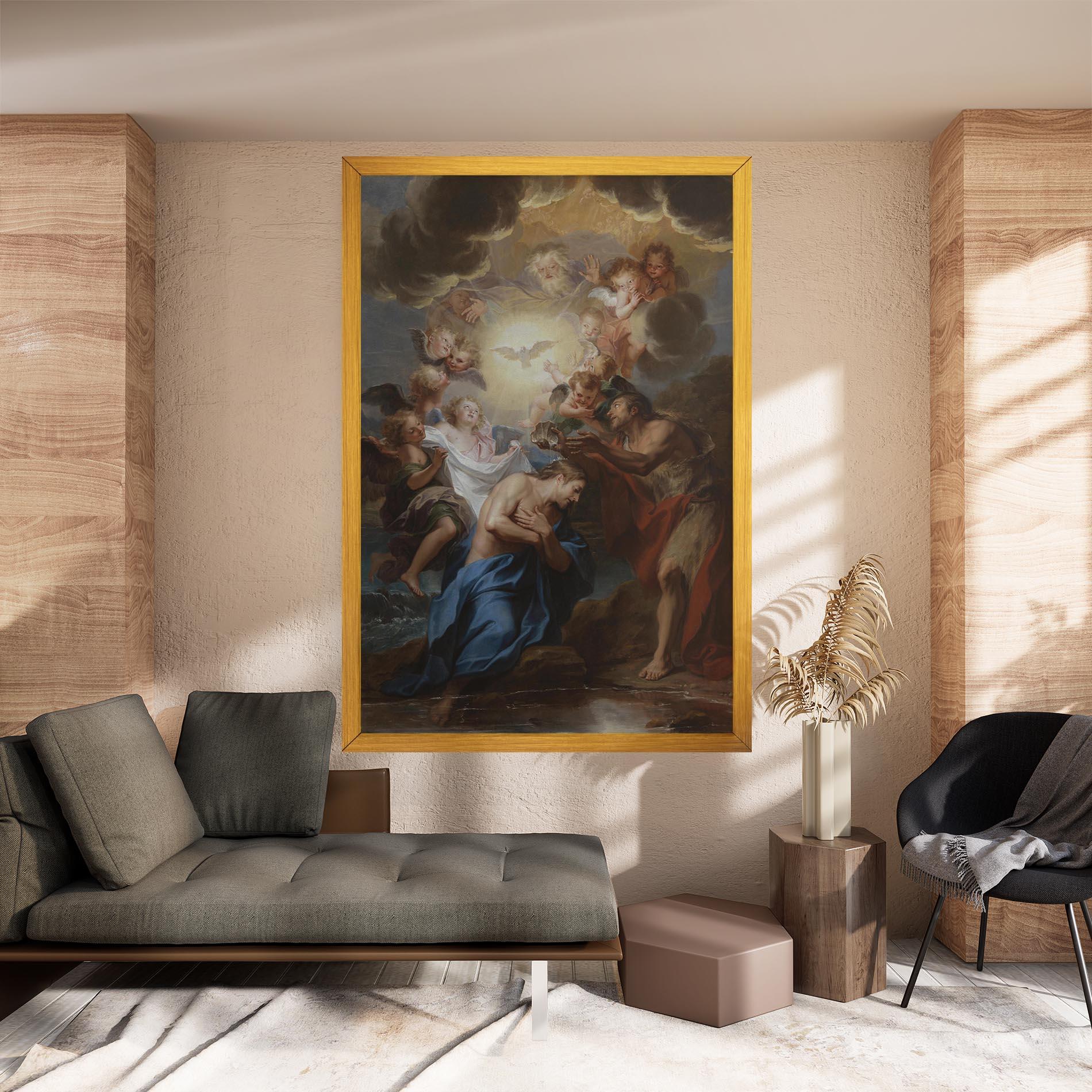 Картина на платно Bird Floating mockup 8