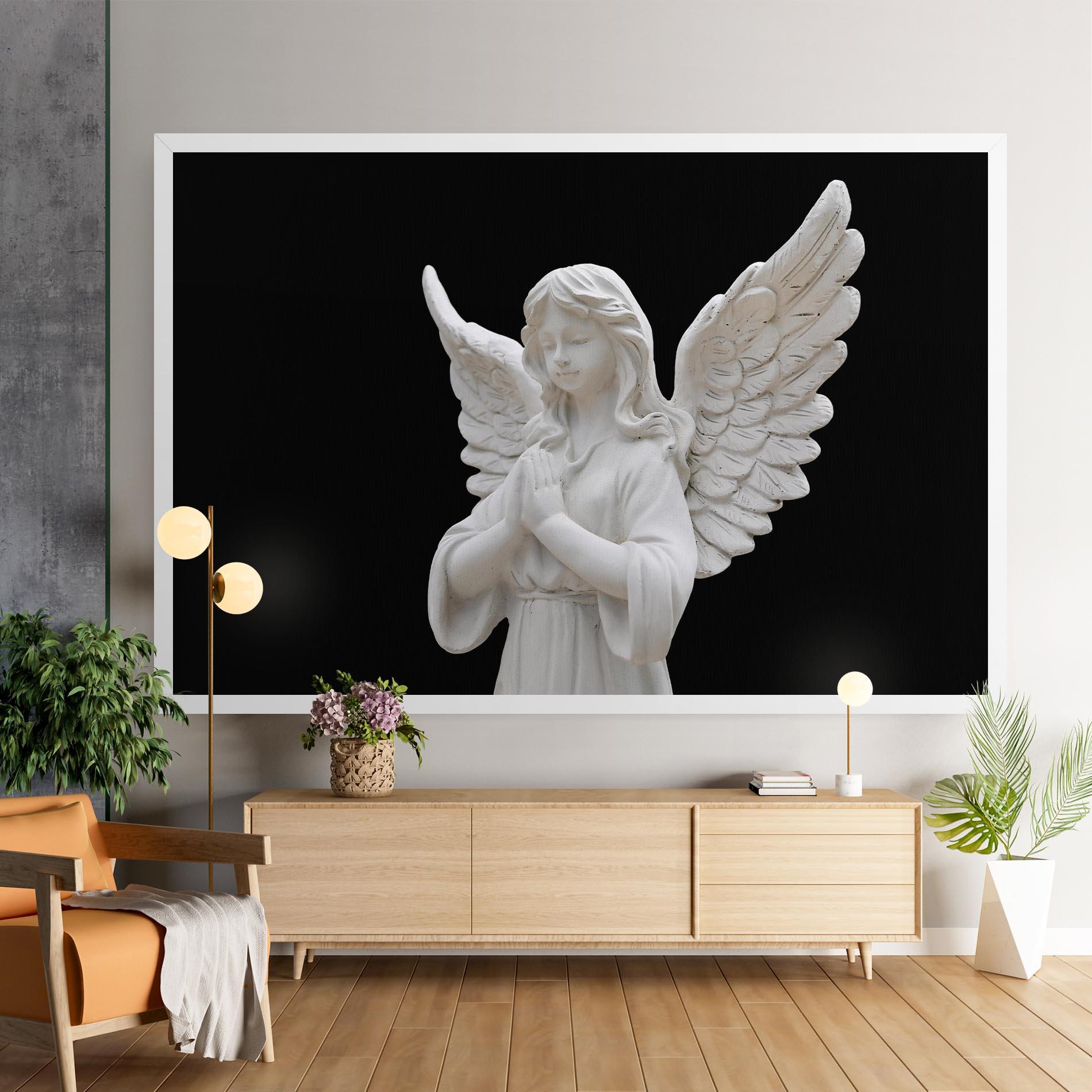 Картина на платно Pretty Angel Statues mockup 9