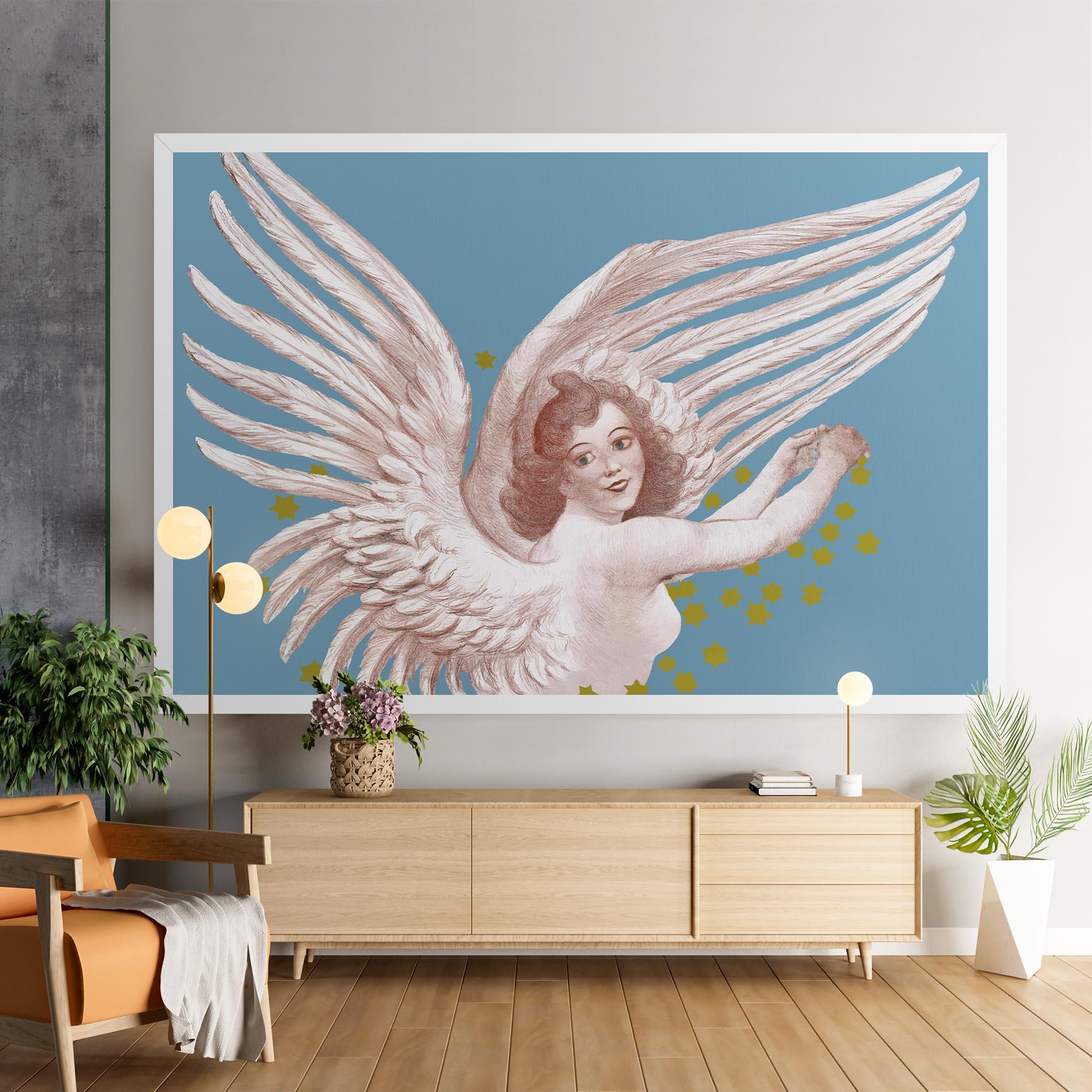 Картина на платно Stars Angel mockup 9