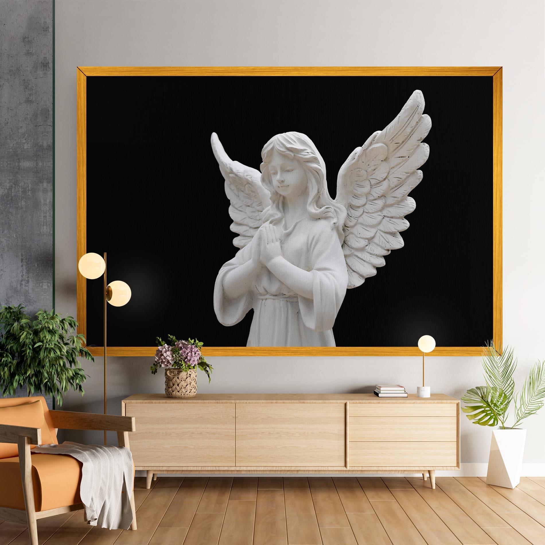 Картина на платно Pretty Angel Statues mockup 9
