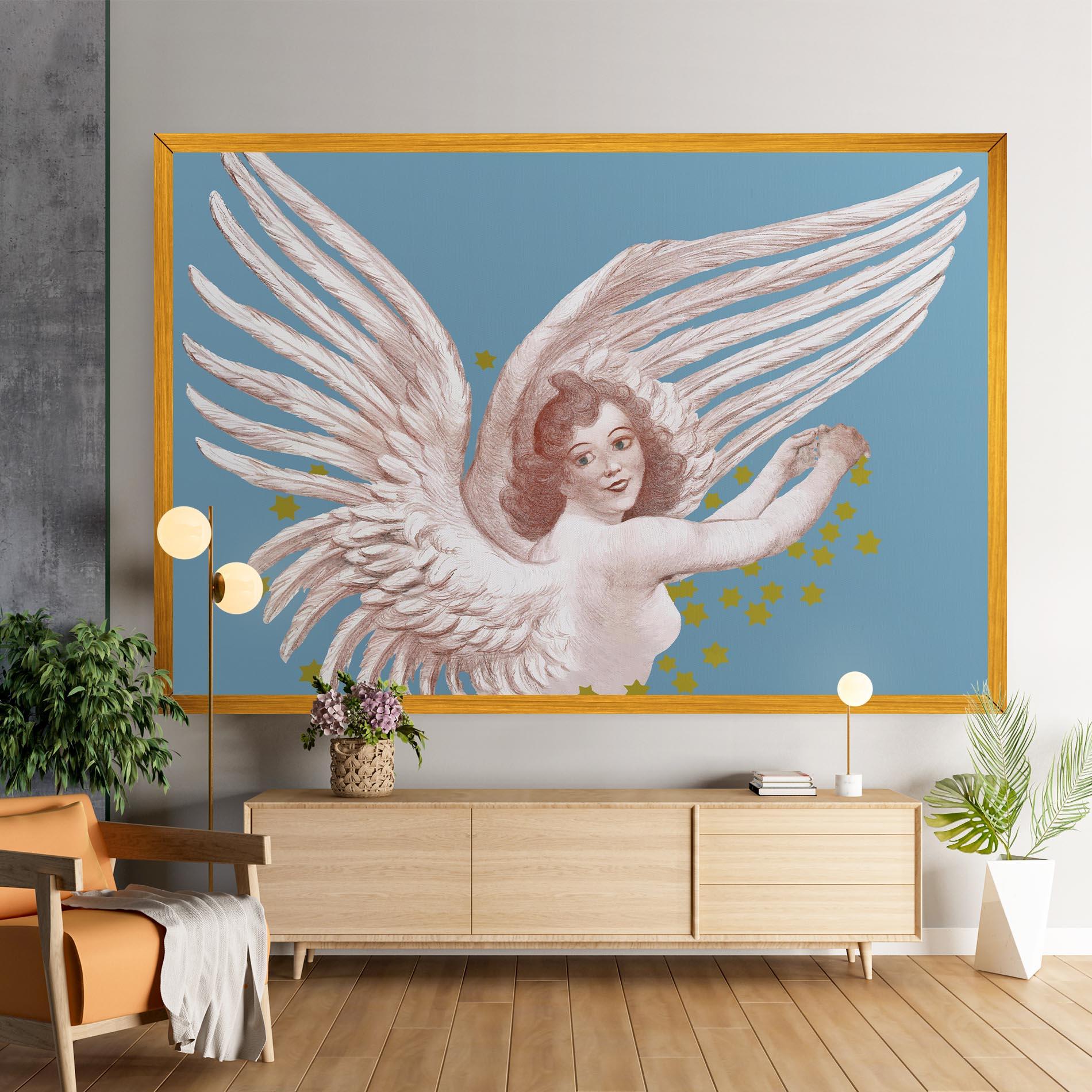 Картина на платно Stars Angel mockup 9