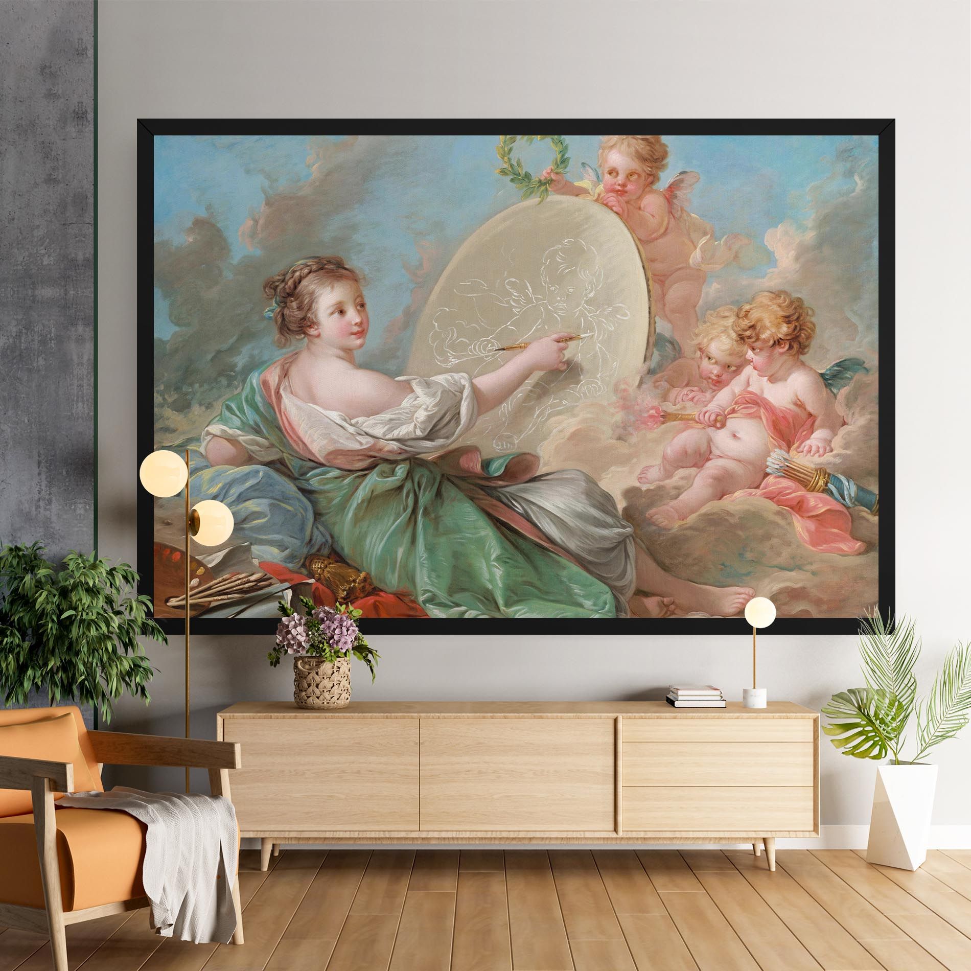 Painting Cute Angels mockup 9