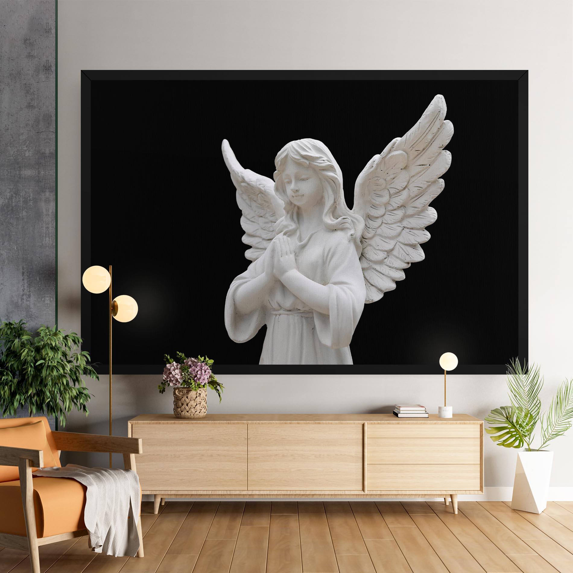 Картина на платно Pretty Angel Statues mockup 9