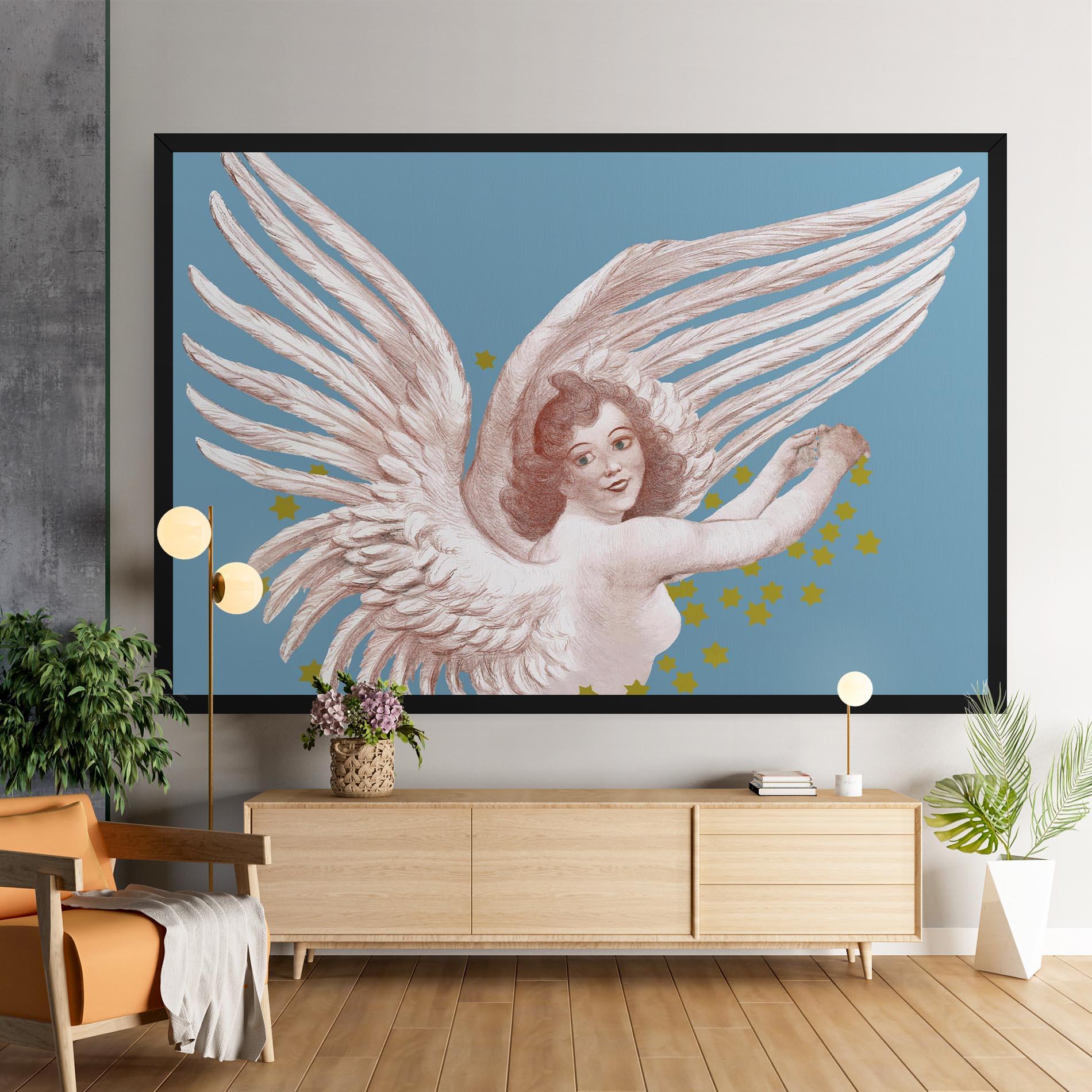 Картина на платно Stars Angel mockup 9