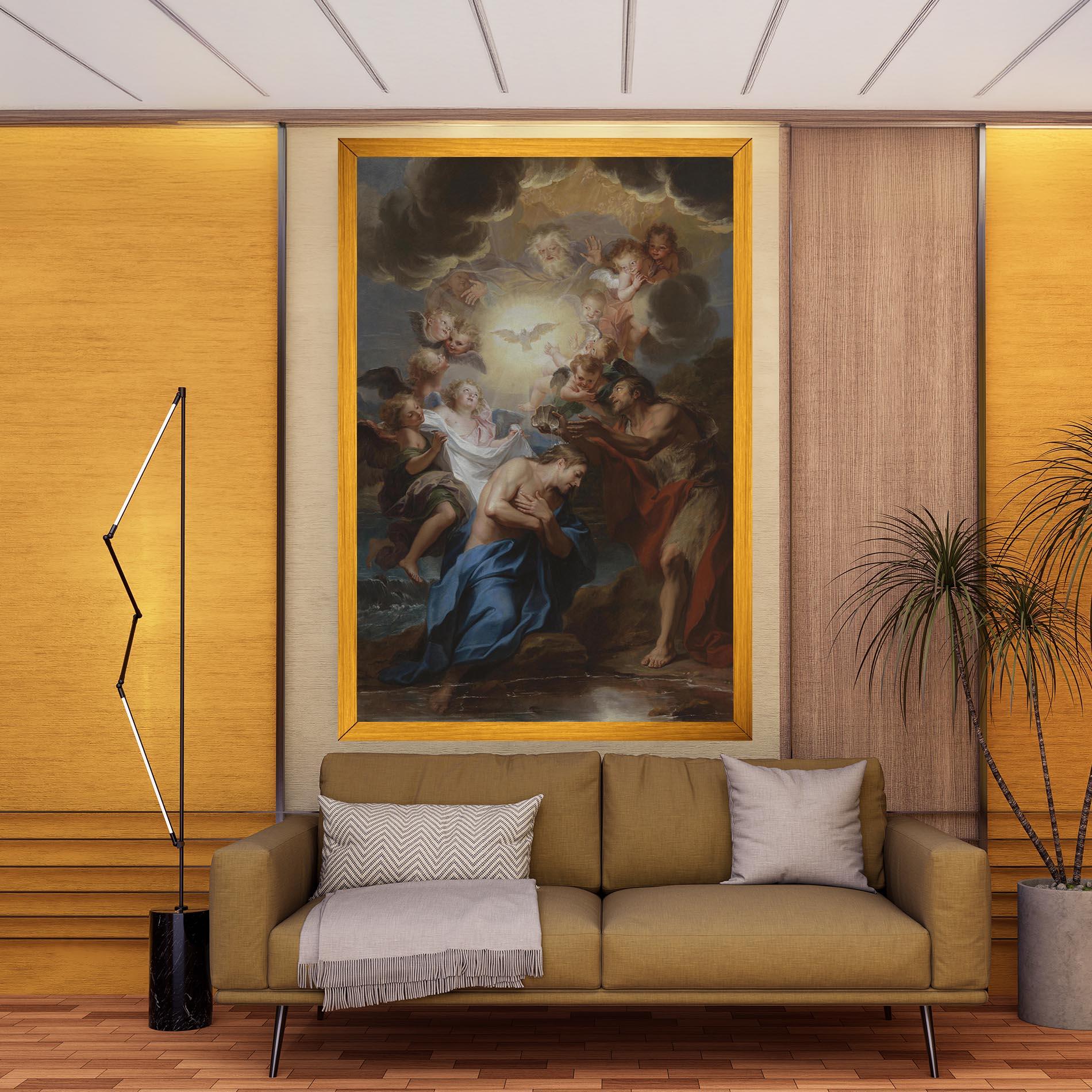 Картина на платно Bird Floating mockup 9