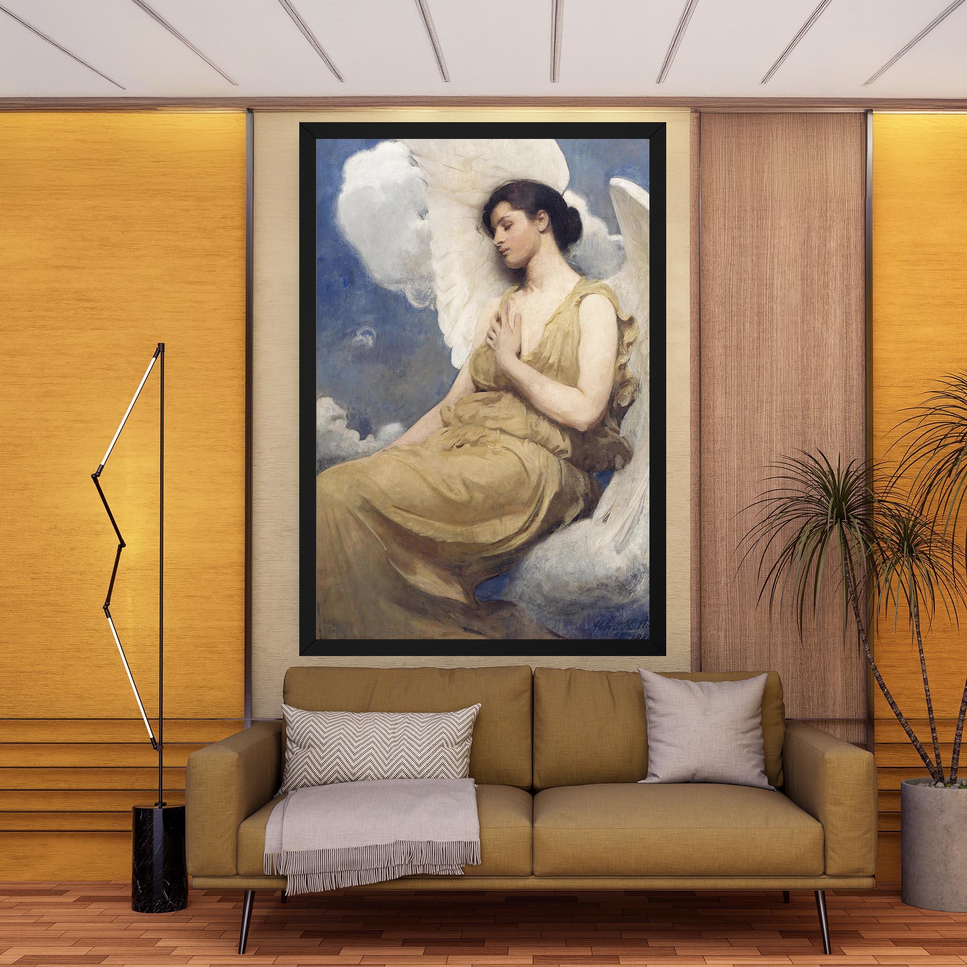 Картина на платно Angel Woman Painting mockup 9
