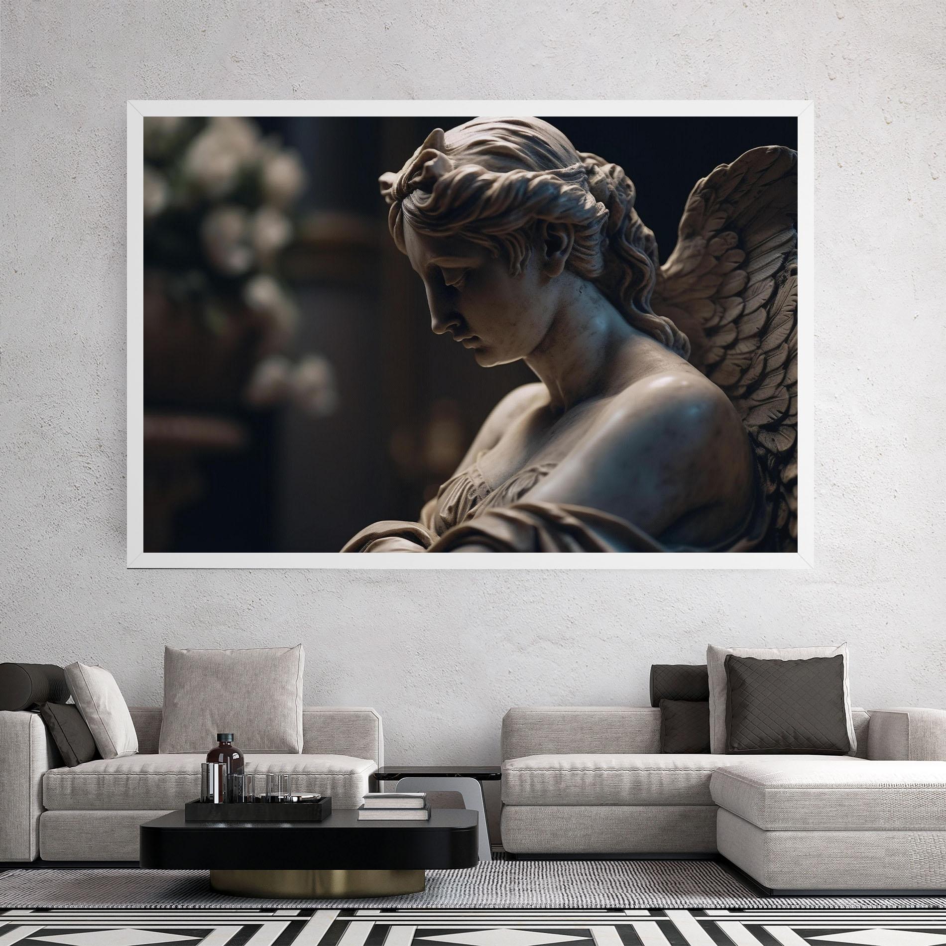 Картина на платно Praying Woman mockup 2