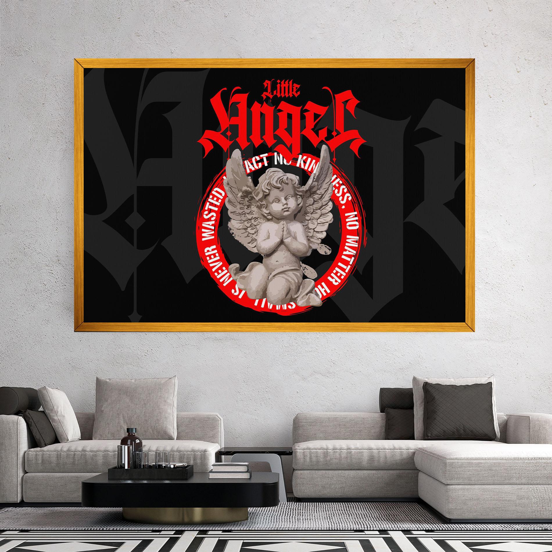 Картина на платно Little Angel mockup 2