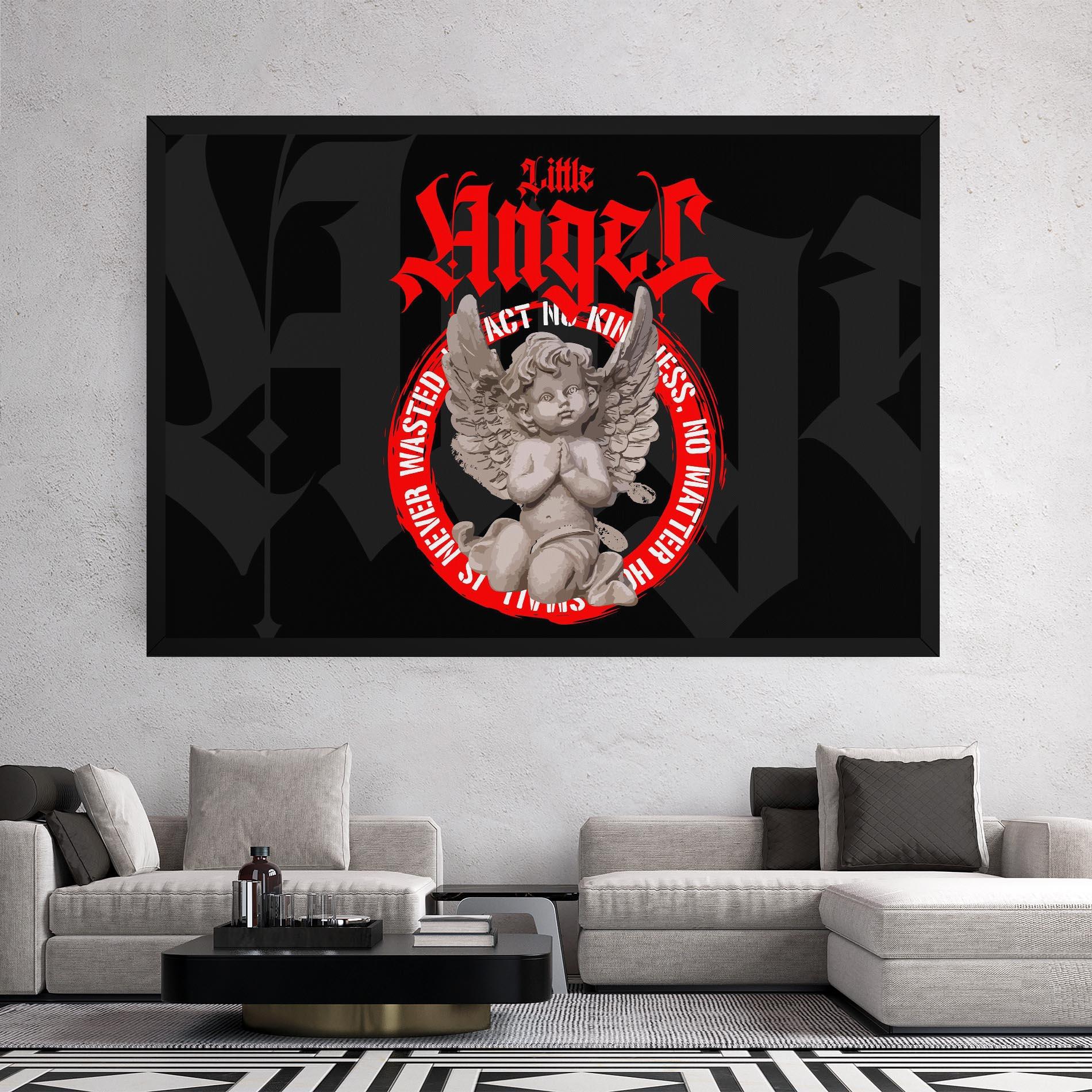 Картина на платно Little Angel mockup 2