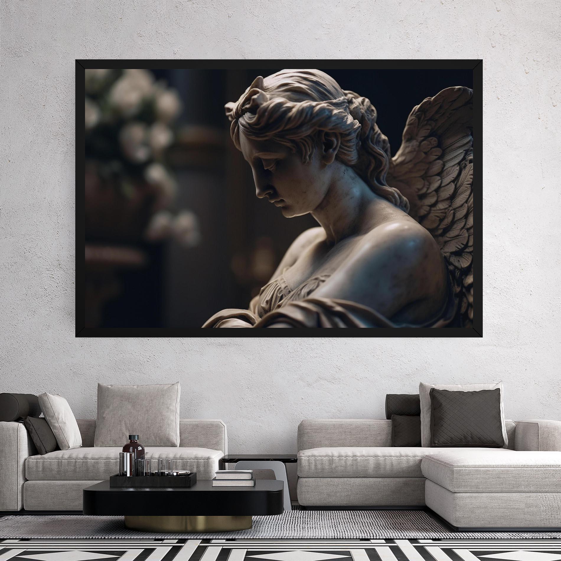 Картина на платно Praying Woman mockup 2