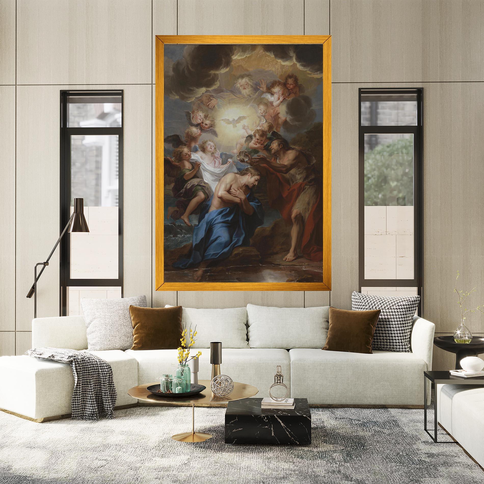 Картина на платно Bird Floating mockup 2