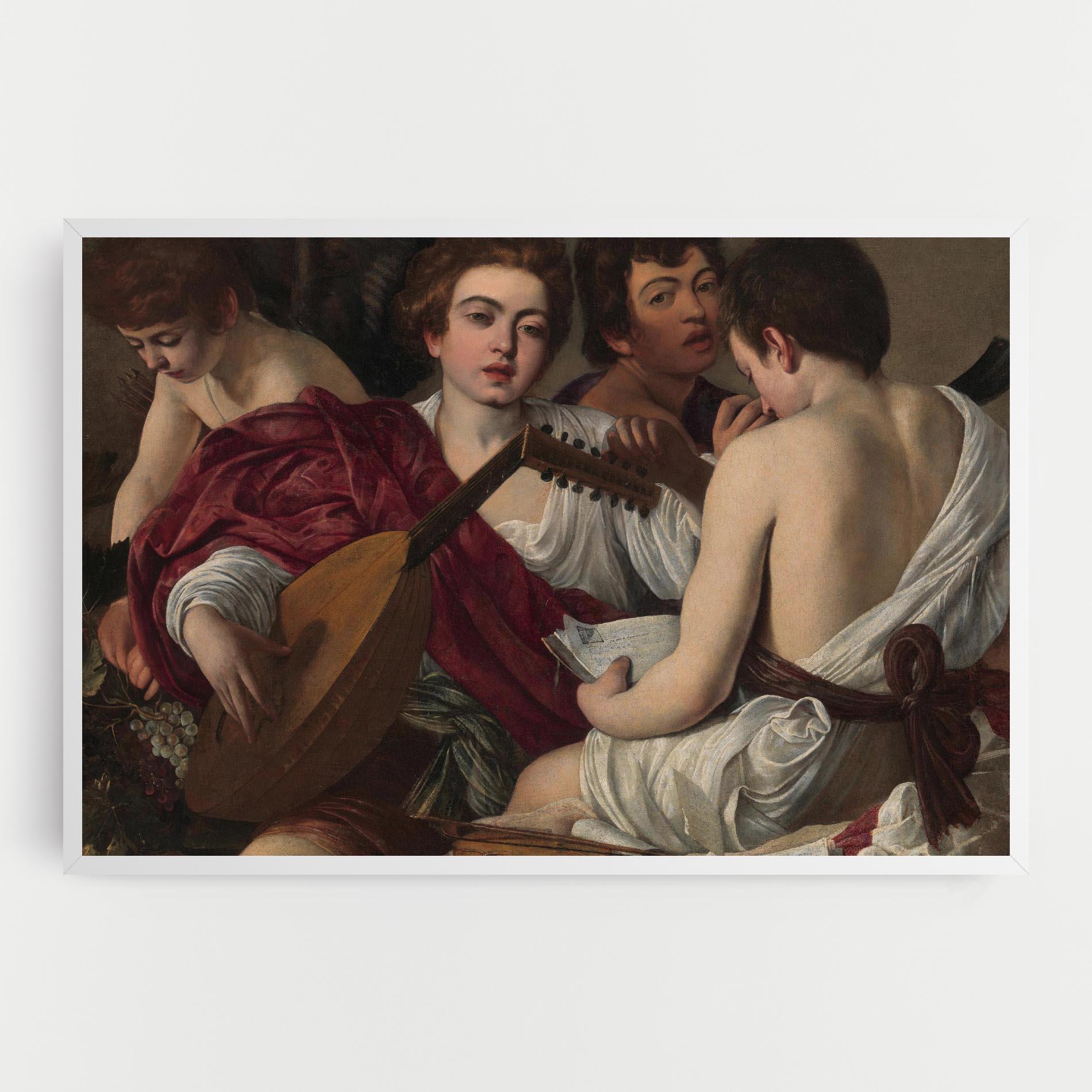 Картина на платно Caravaggio Musici mockup 0