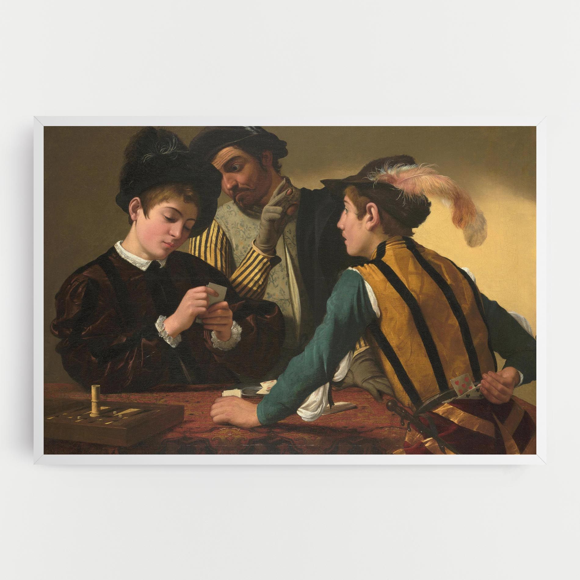Caravaggio The Cardsharps mockup 0