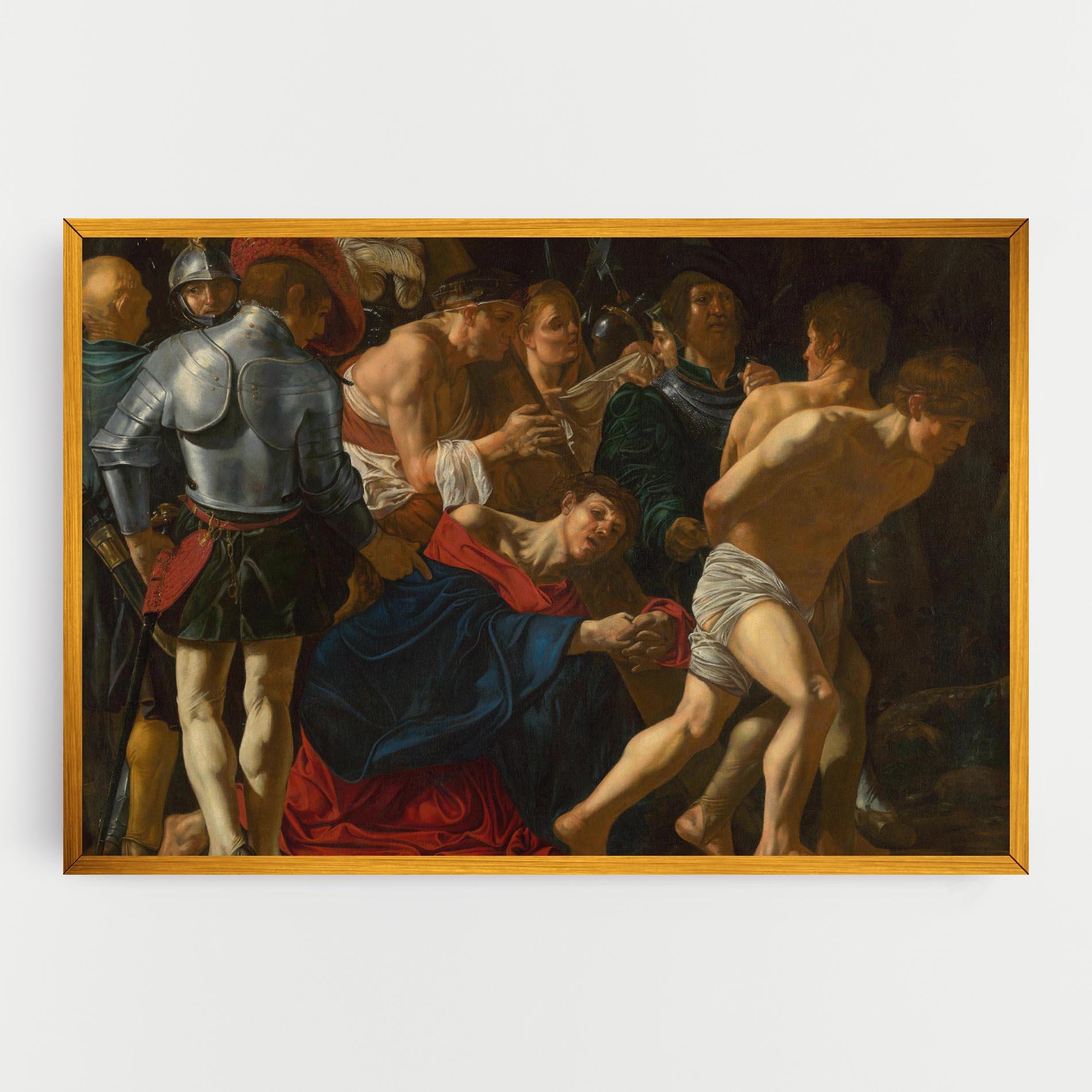 Картина на платно Fall Of Christ Calvary mockup 0