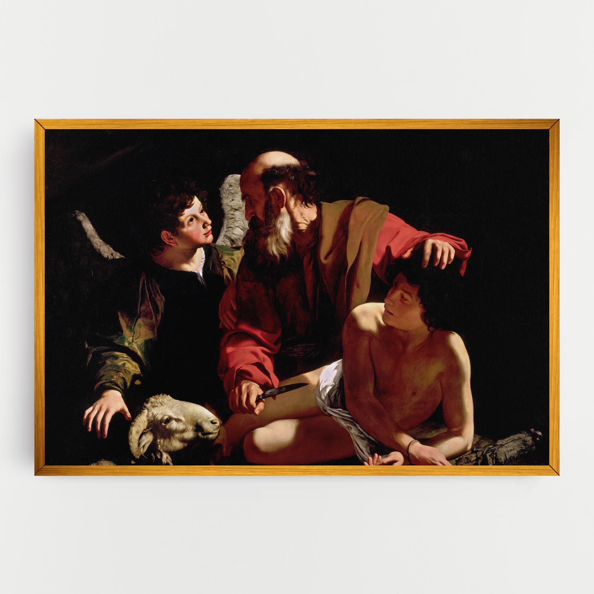 Картина на платно Sacrifice Of Isaac mockup 0