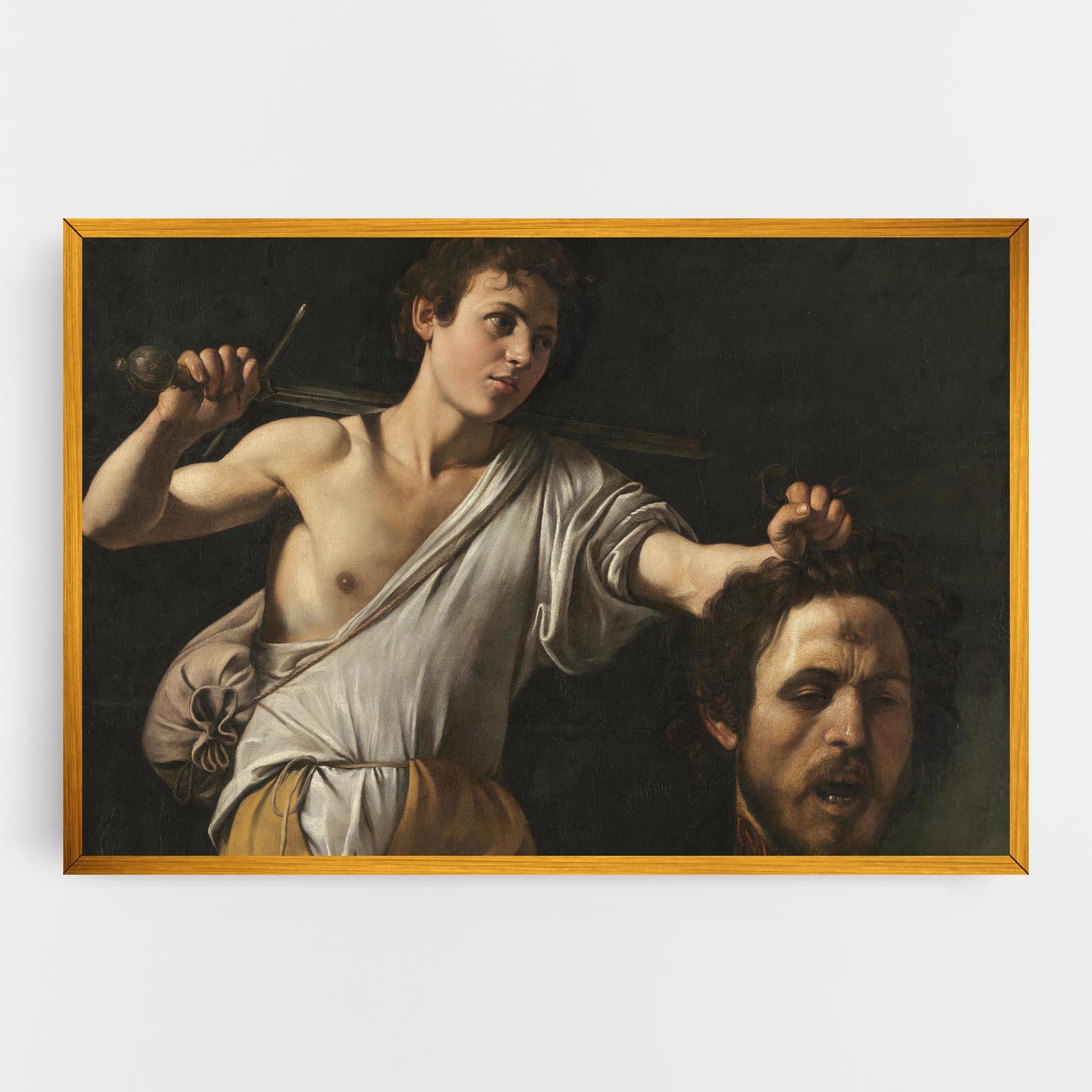 Картина на платно The Head Of Goliath mockup 0