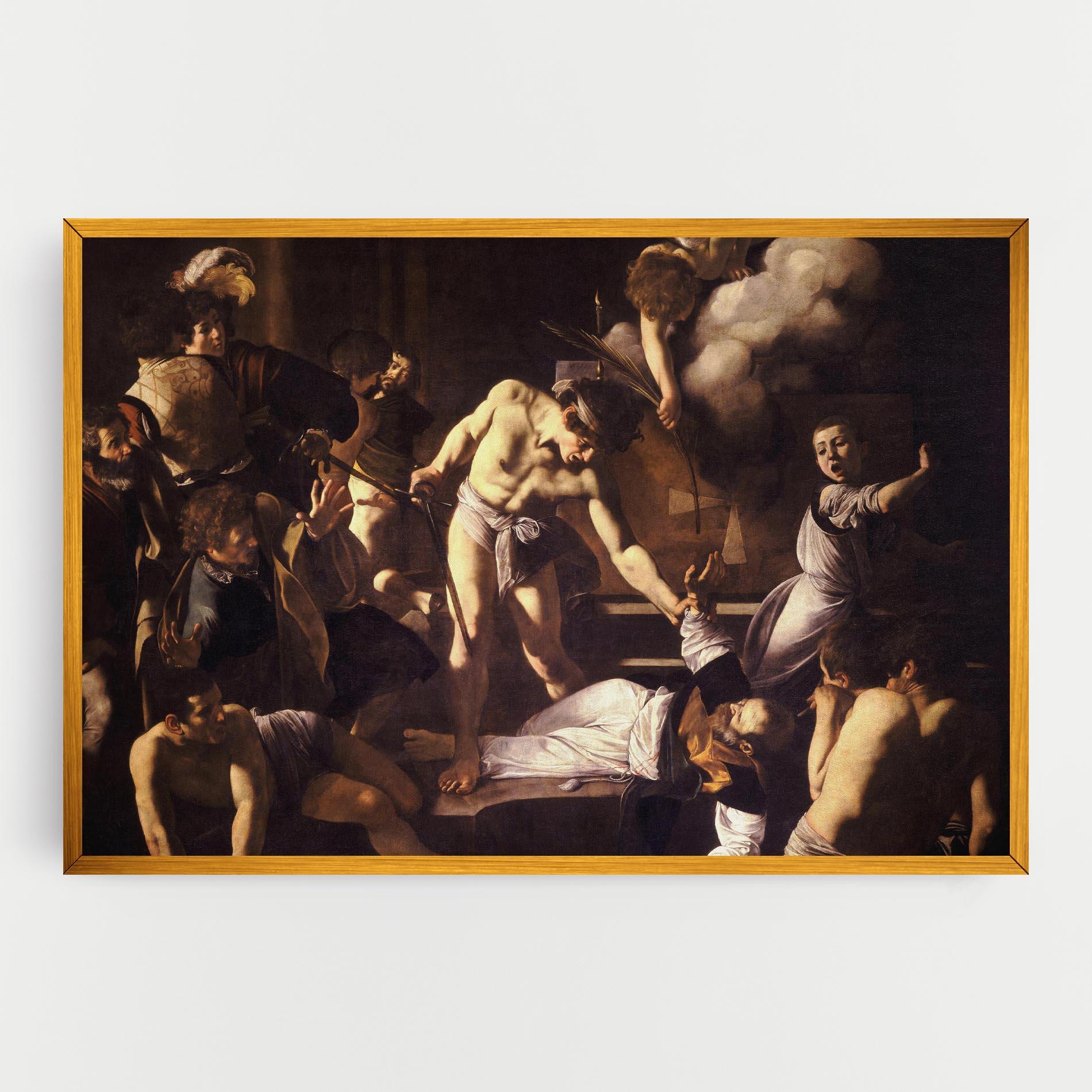 Картина на платно The Martyrdom mockup 0