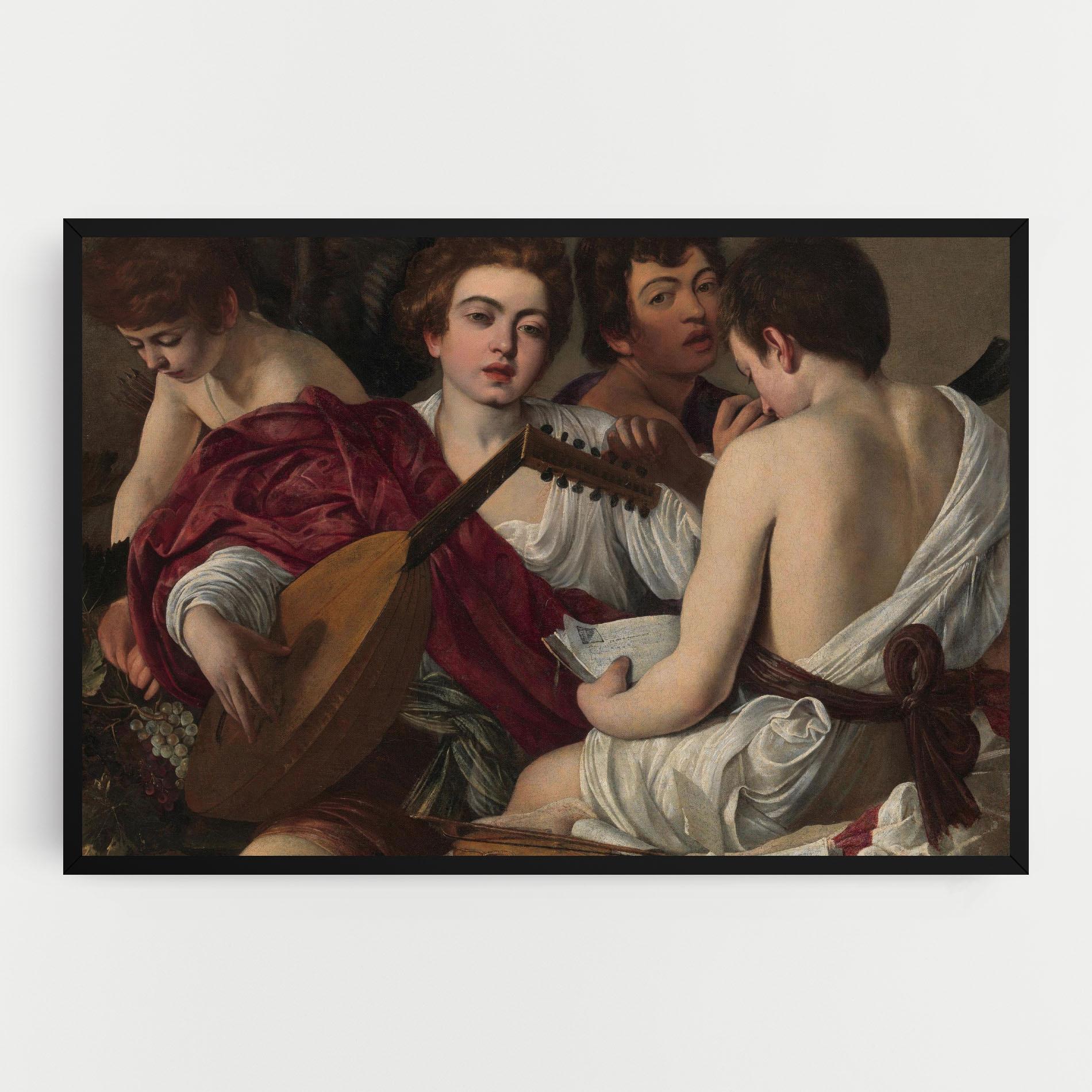 Картина на платно Caravaggio Musici mockup 0