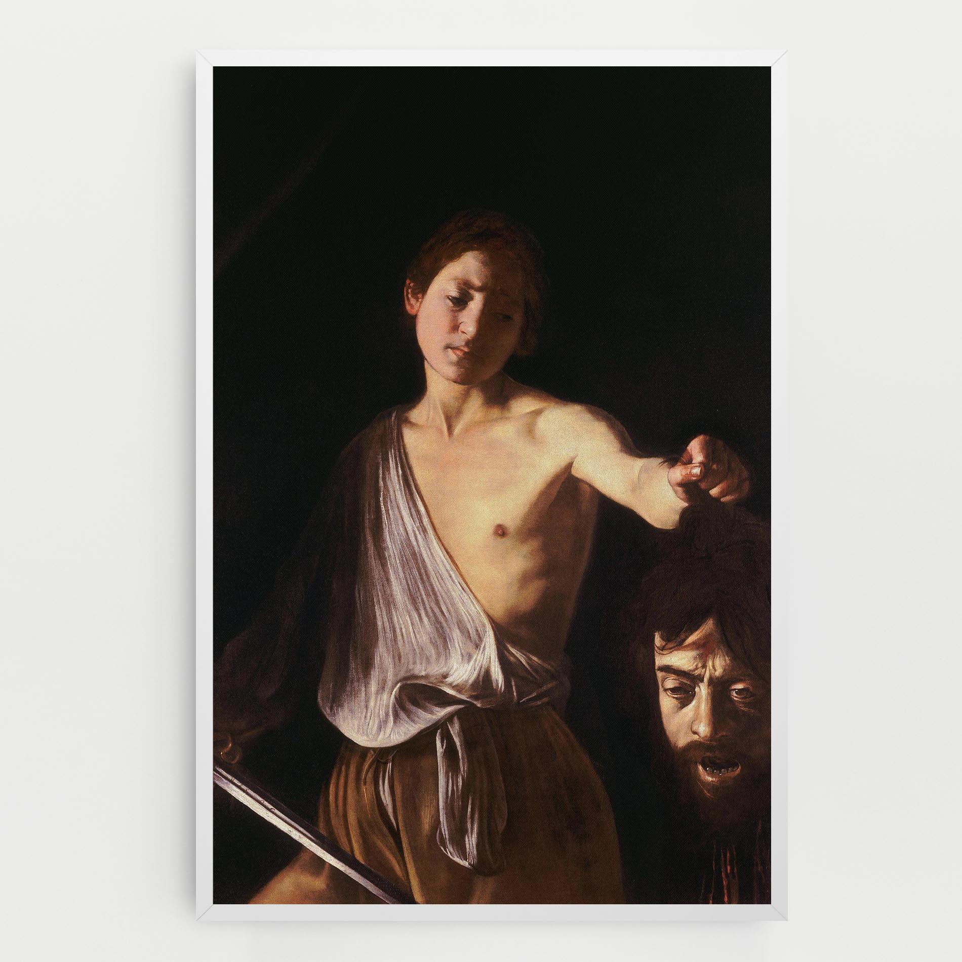 Картина на платно David With The Head Of Goliath mockup 0