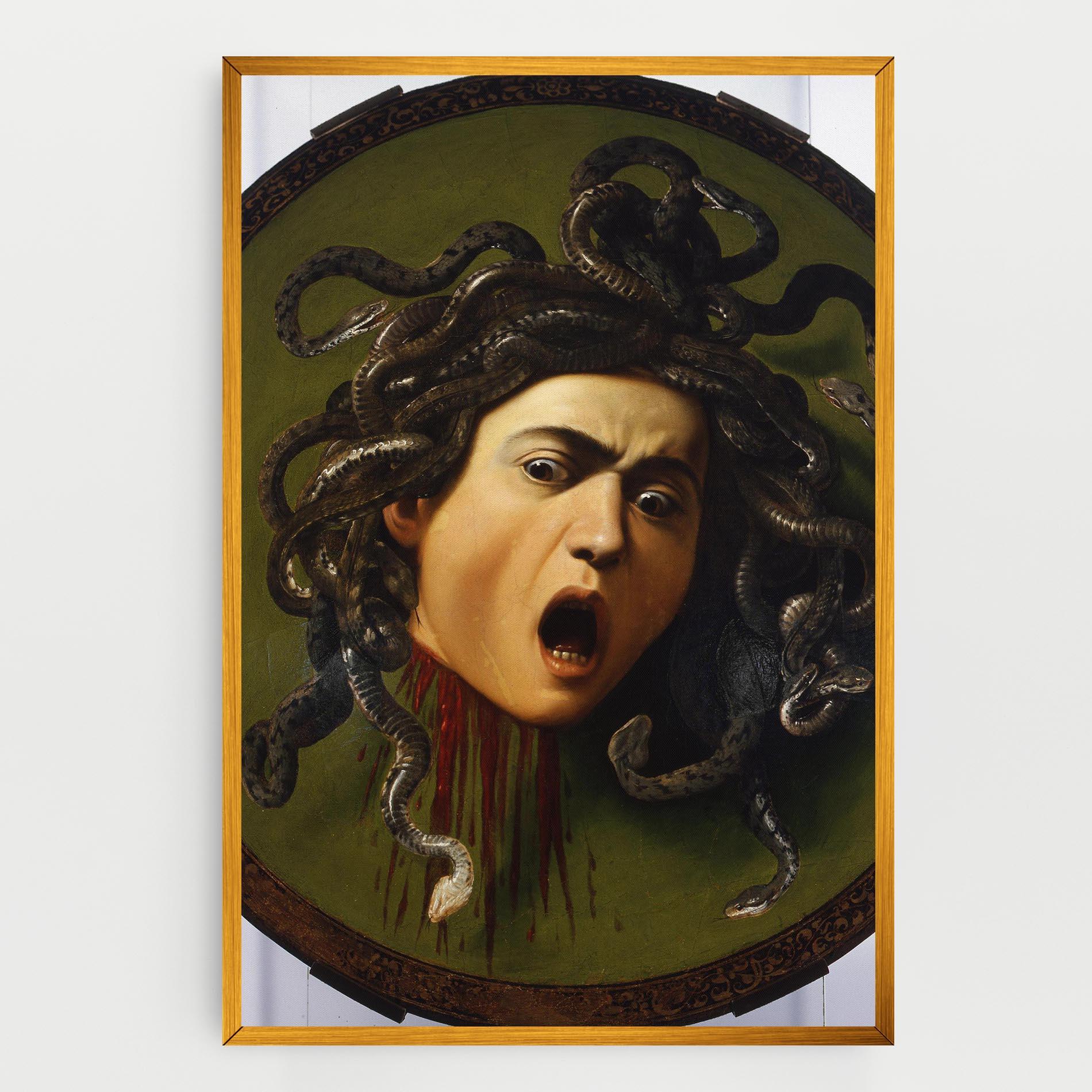 Картина на платно Caravaggio Medusa mockup 0