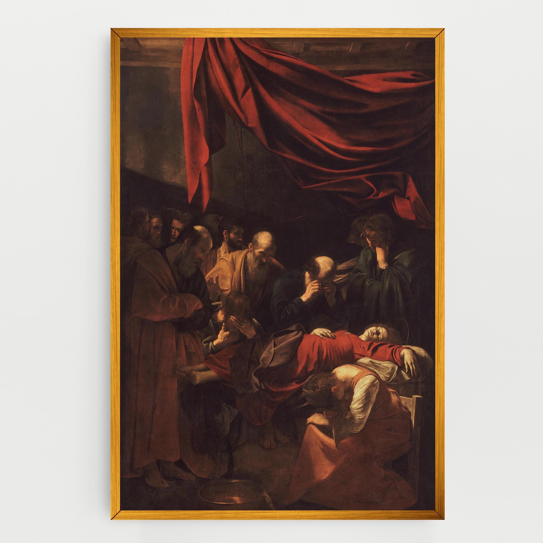 Картина на платно Death Of The Virgin mockup 0