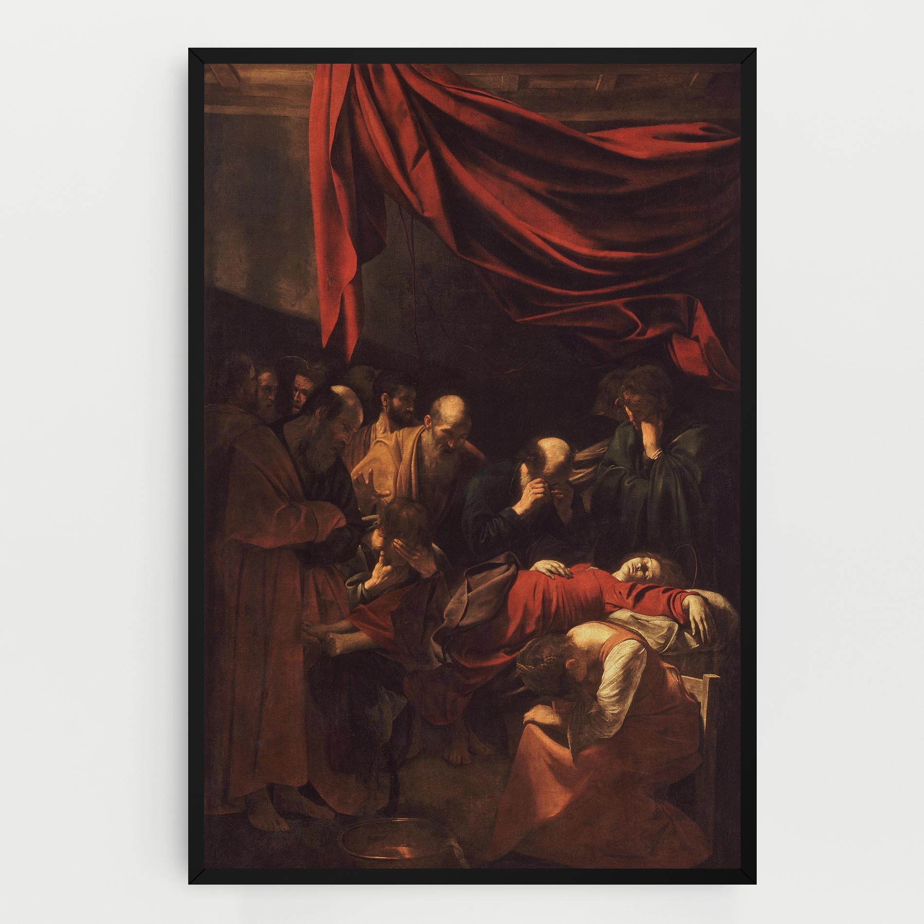 Картина на платно Death Of The Virgin mockup 0