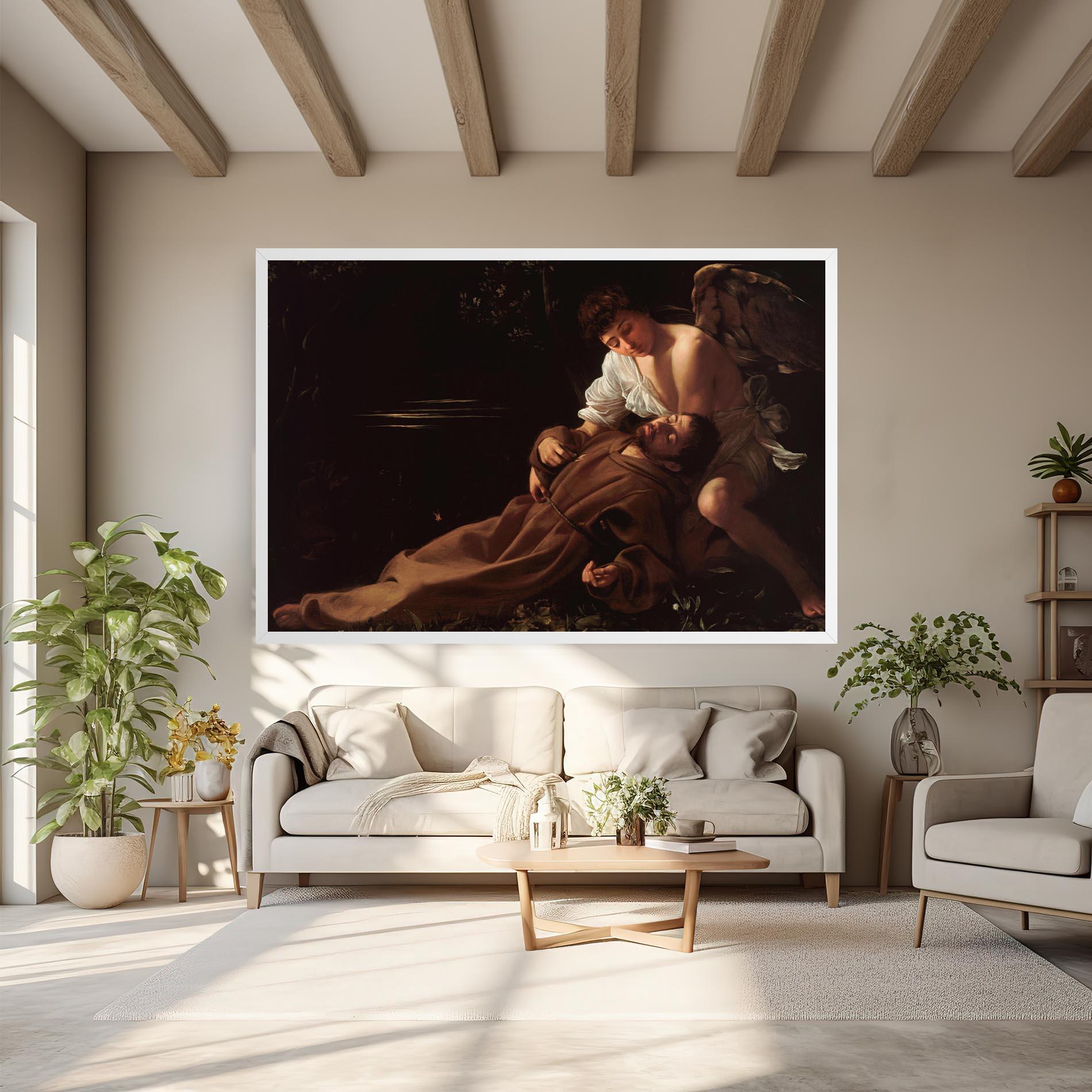 Картина на платно Francis Of Assisi In Ecstasy mockup 6