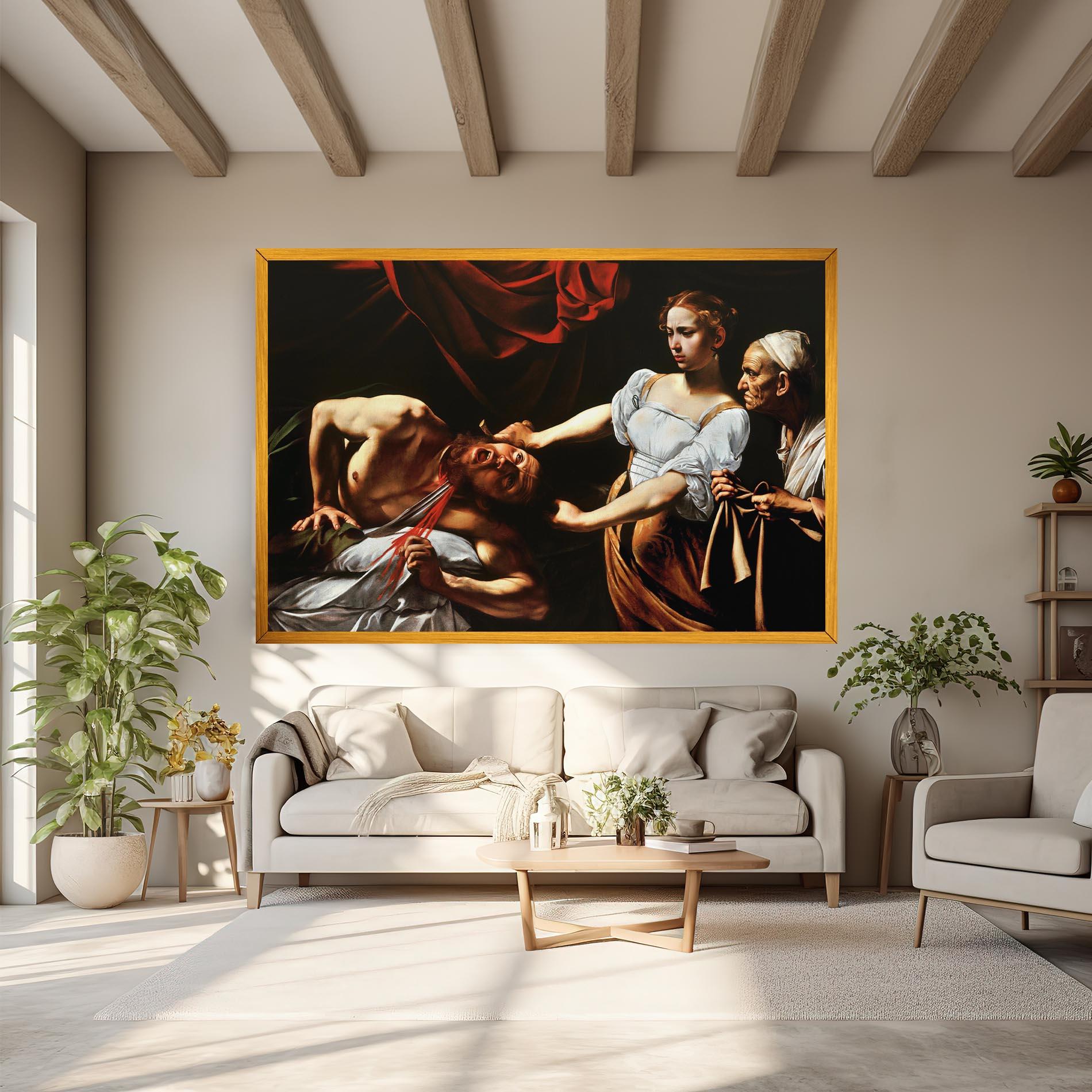 Картина на платно Judith Beheading mockup 6