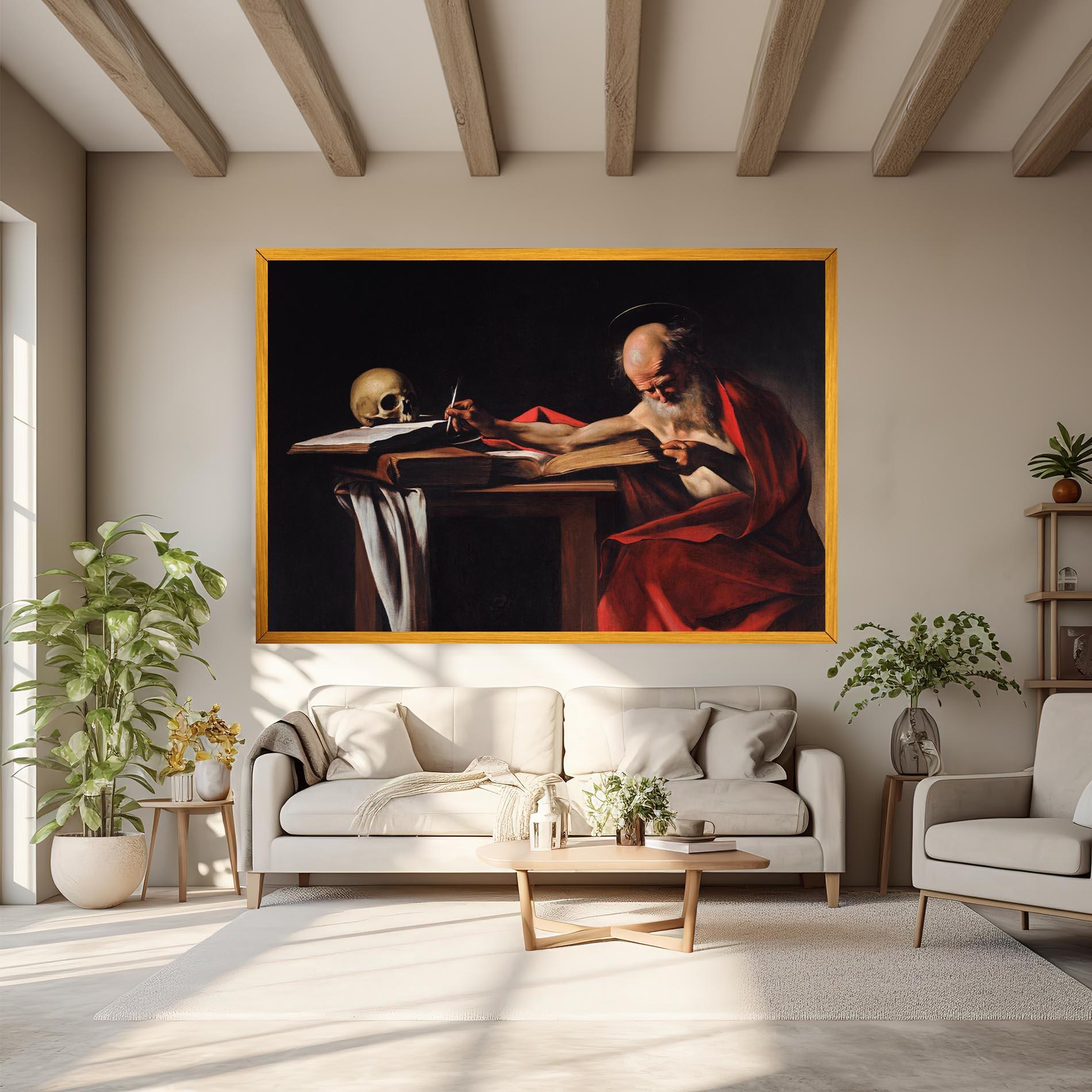 Картина на платно Saint Jerome Writing mockup 6