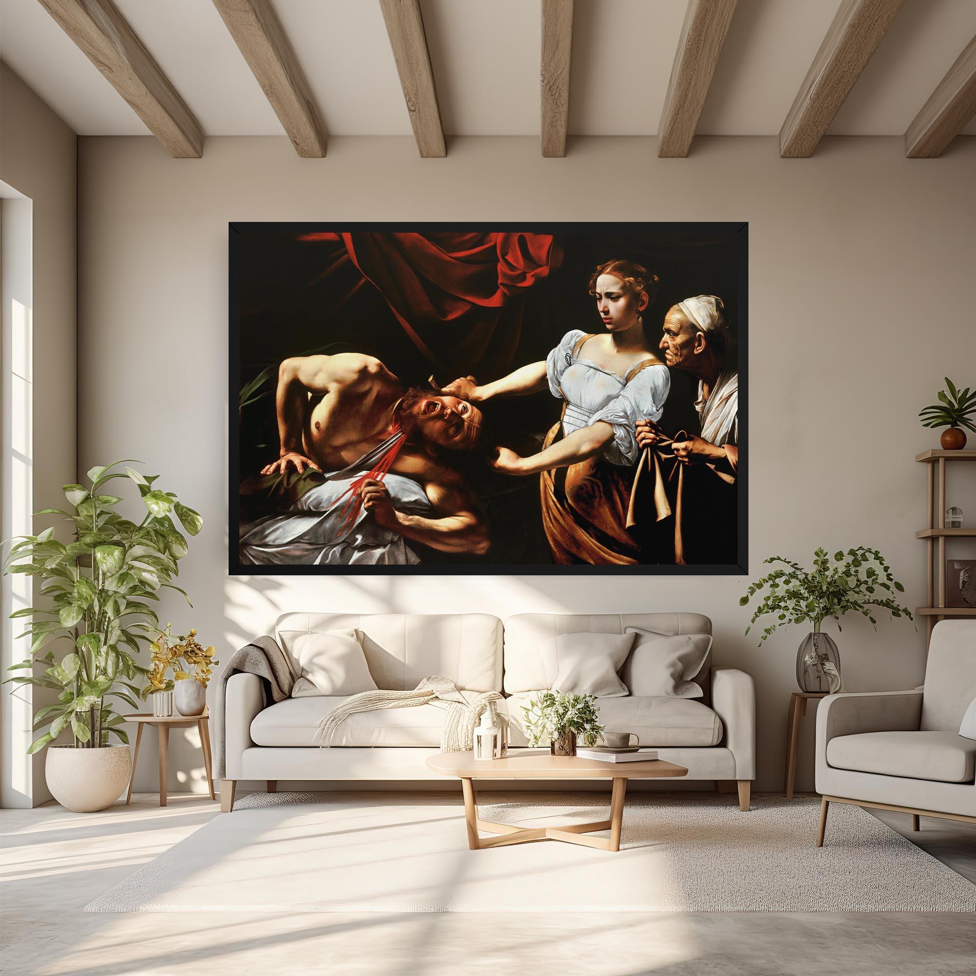 Картина на платно Judith Beheading mockup 6