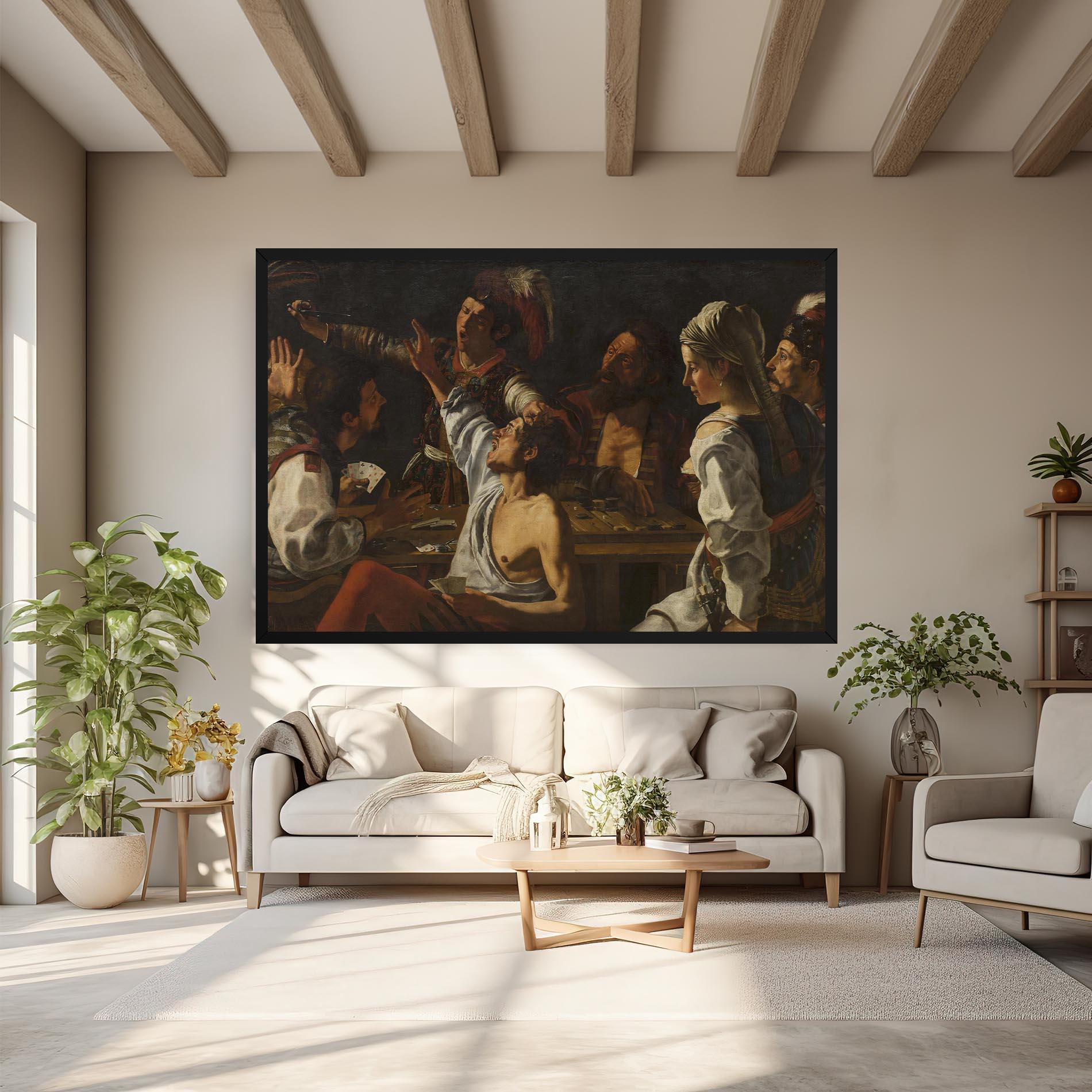 Картина на платно Rombouts Backgammon mockup 6