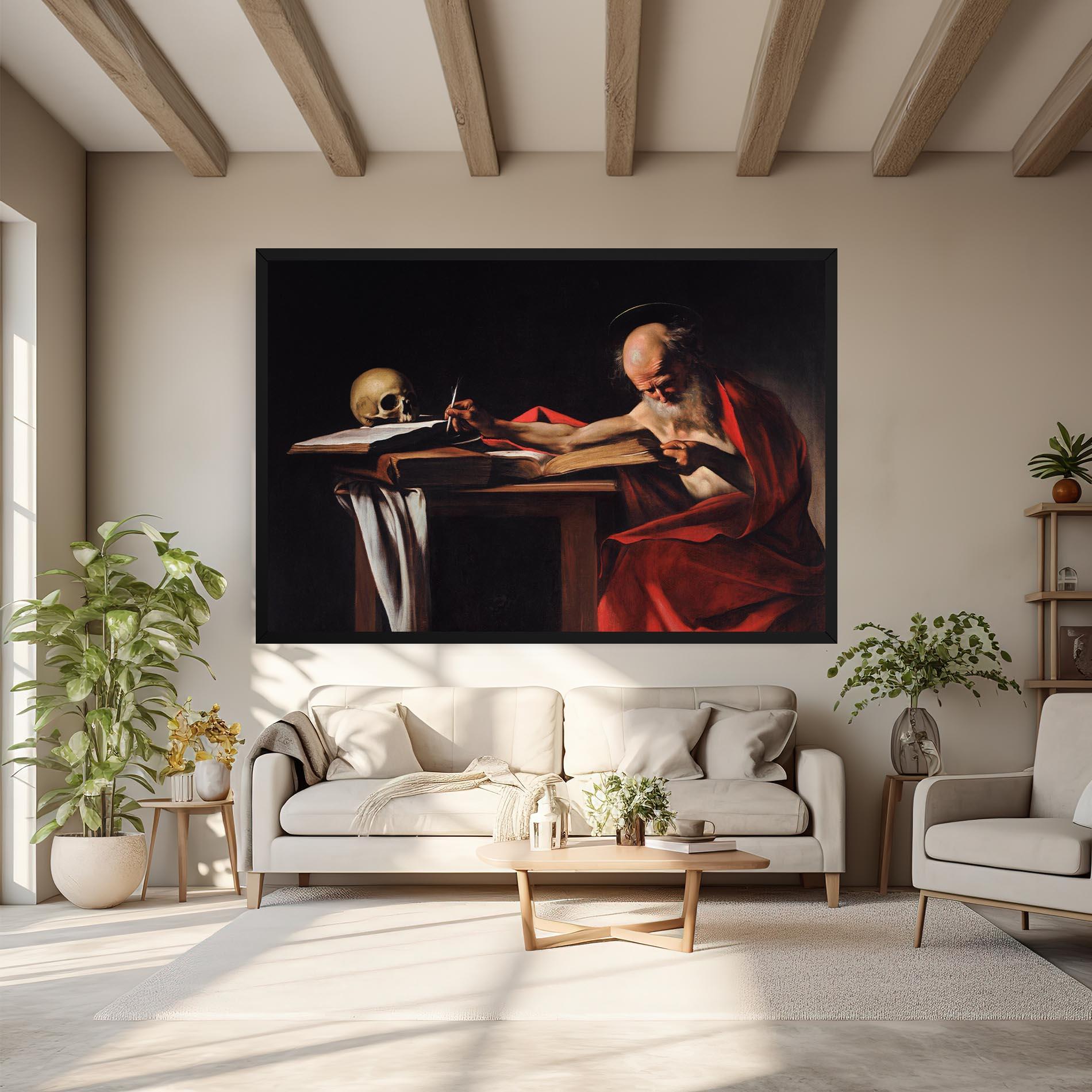 Картина на платно Saint Jerome Writing mockup 6