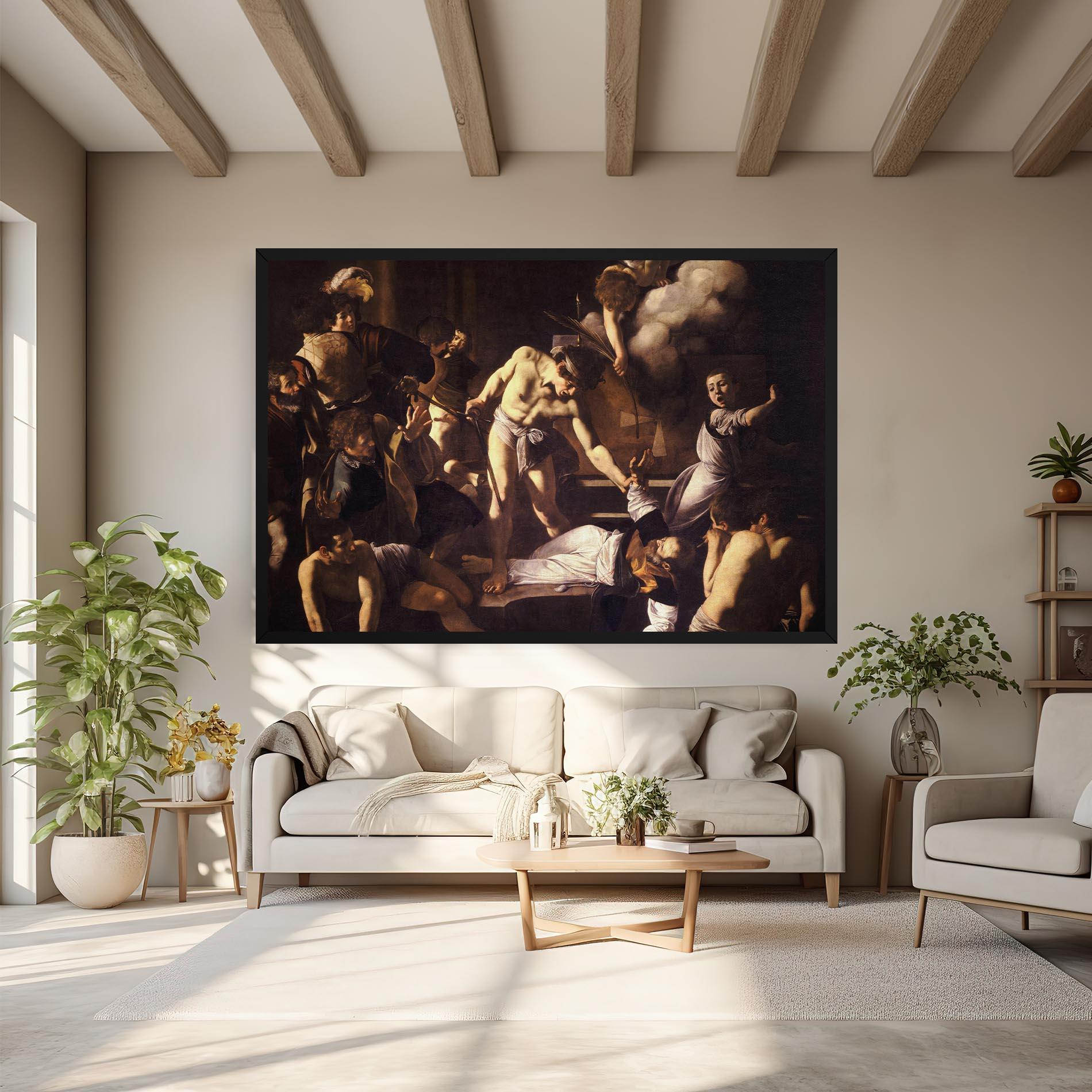 Картина на платно The Martyrdom mockup 6