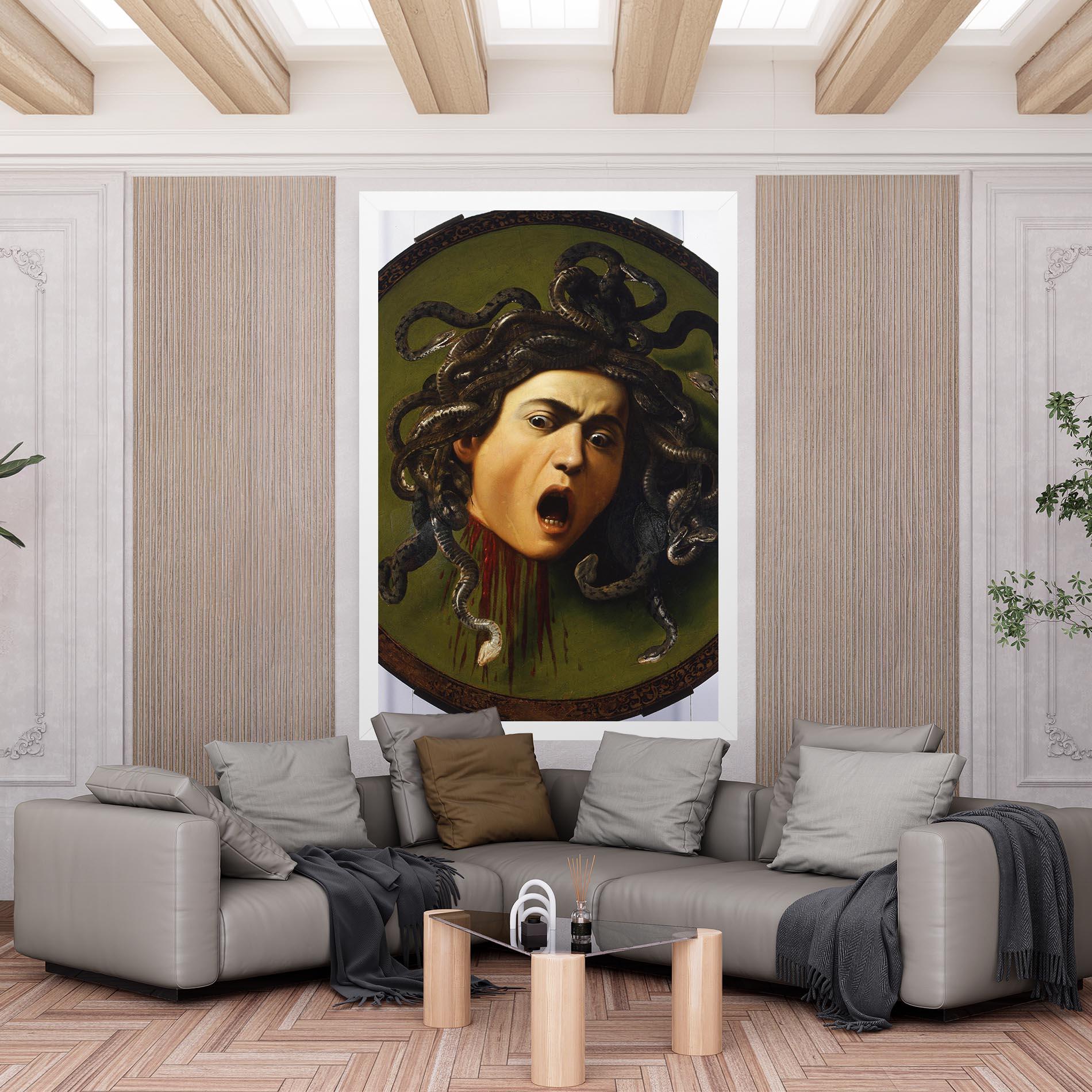 Картина на платно Caravaggio Medusa mockup 6