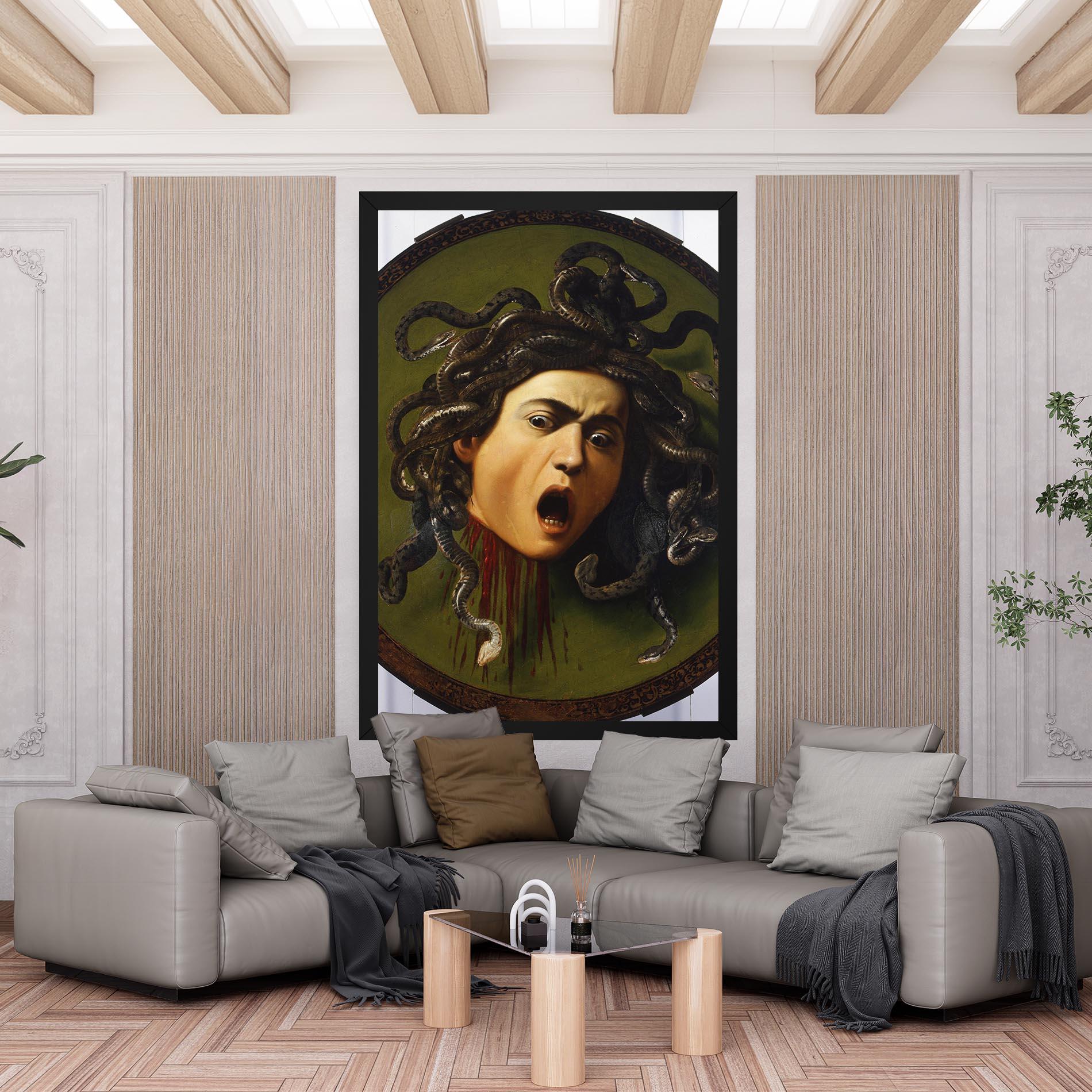 Картина на платно Caravaggio Medusa mockup 6