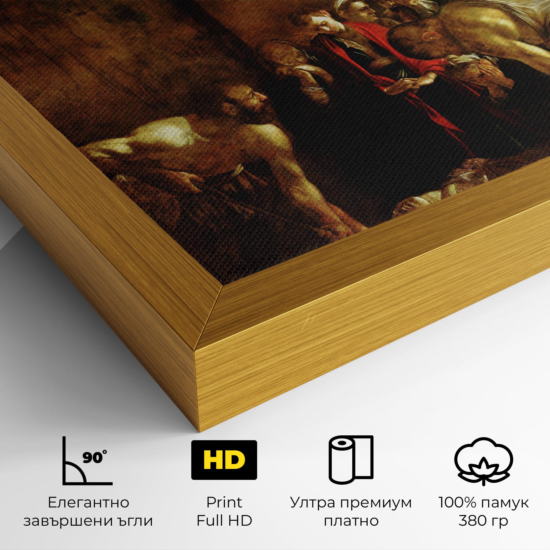 Картина на платно Burial Of Saint Lucy mockup 4