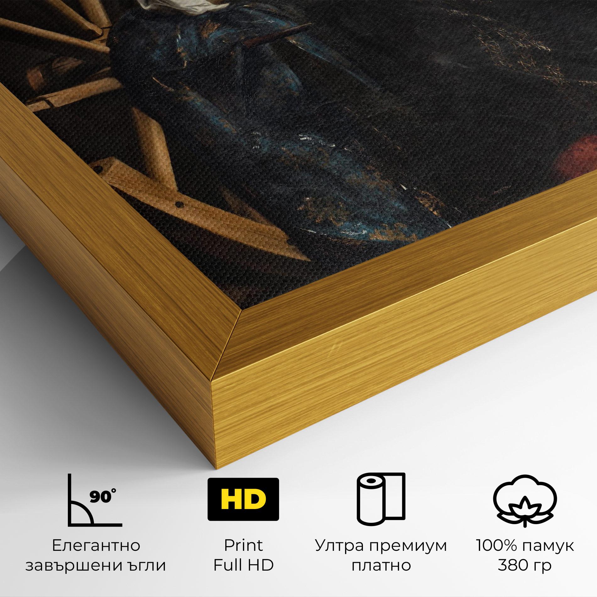 Картина на платно Saint Catherine Of Alexandria mockup 4