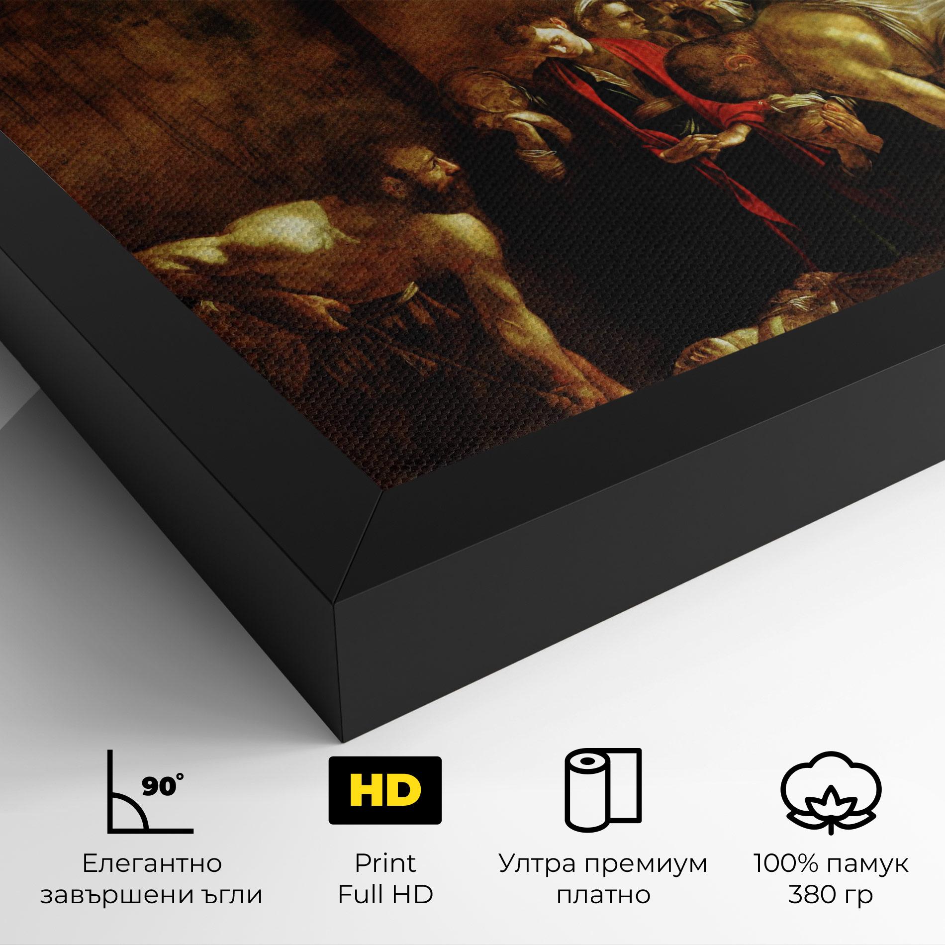 Картина на платно Burial Of Saint Lucy mockup 4