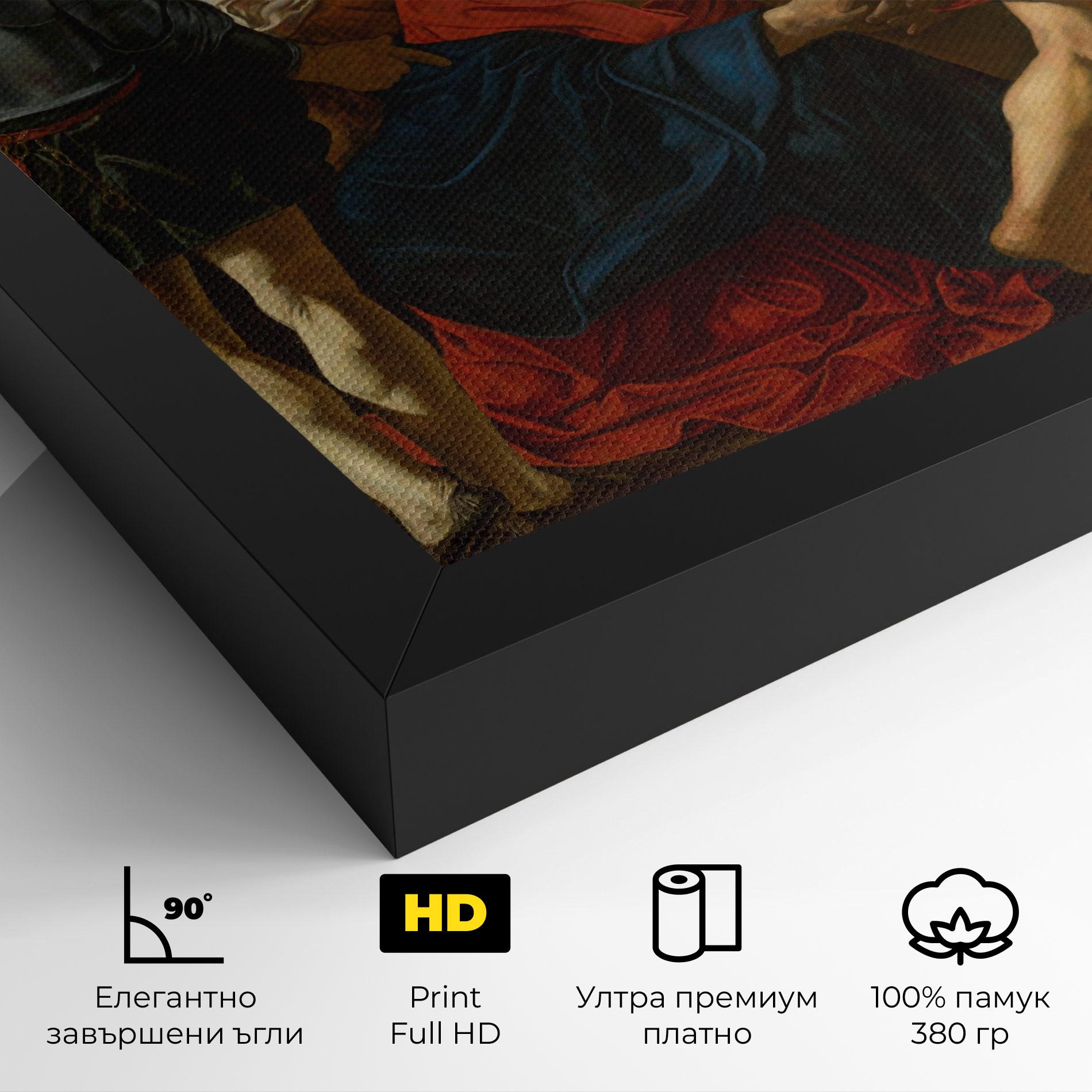 Картина на платно Fall Of Christ Calvary mockup 4