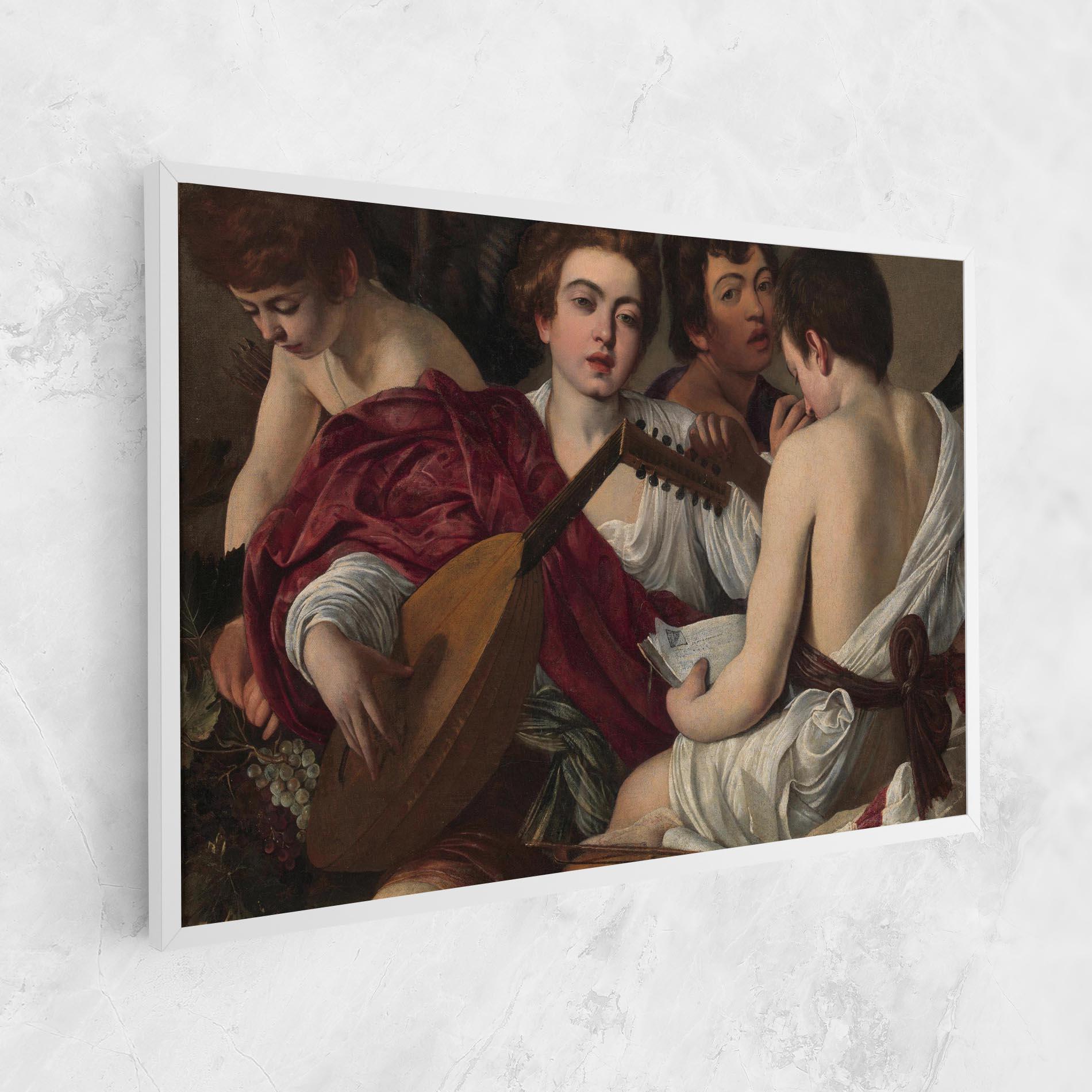 Картина на платно Caravaggio Musici mockup 1