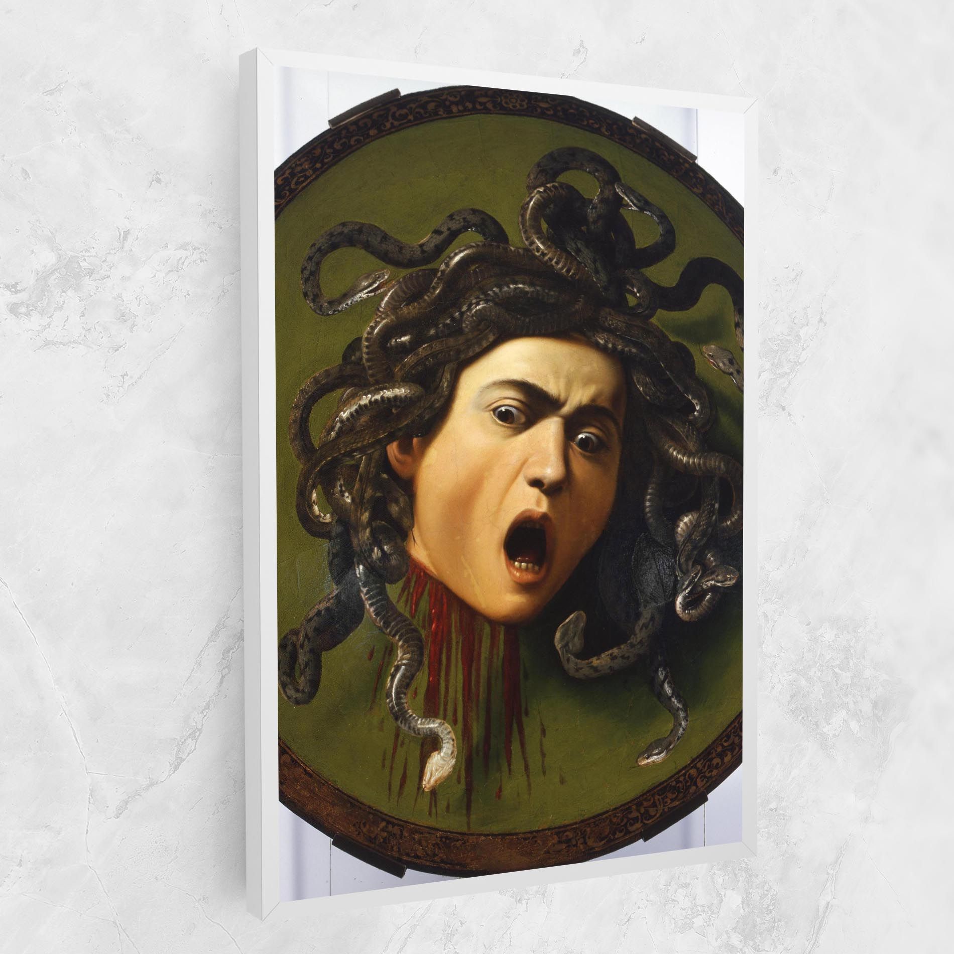 Caravaggio Medusa mockup 1