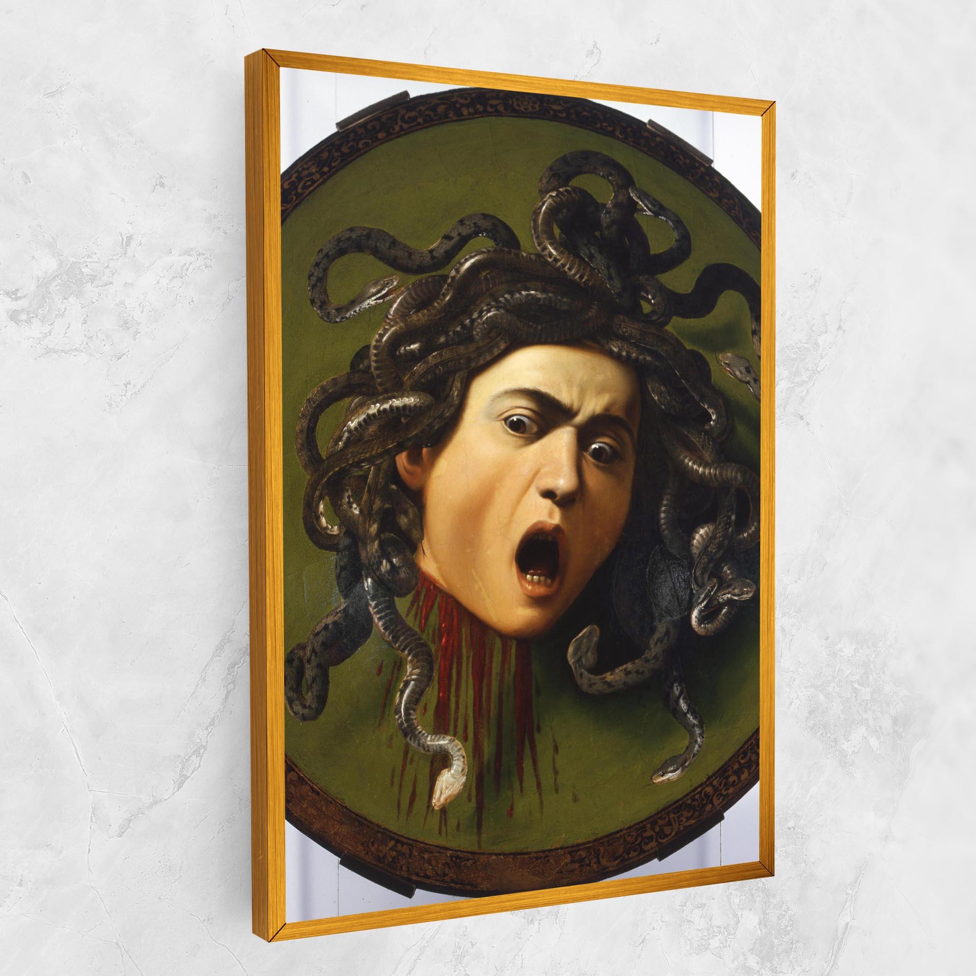 Картина на платно Caravaggio Medusa mockup 1