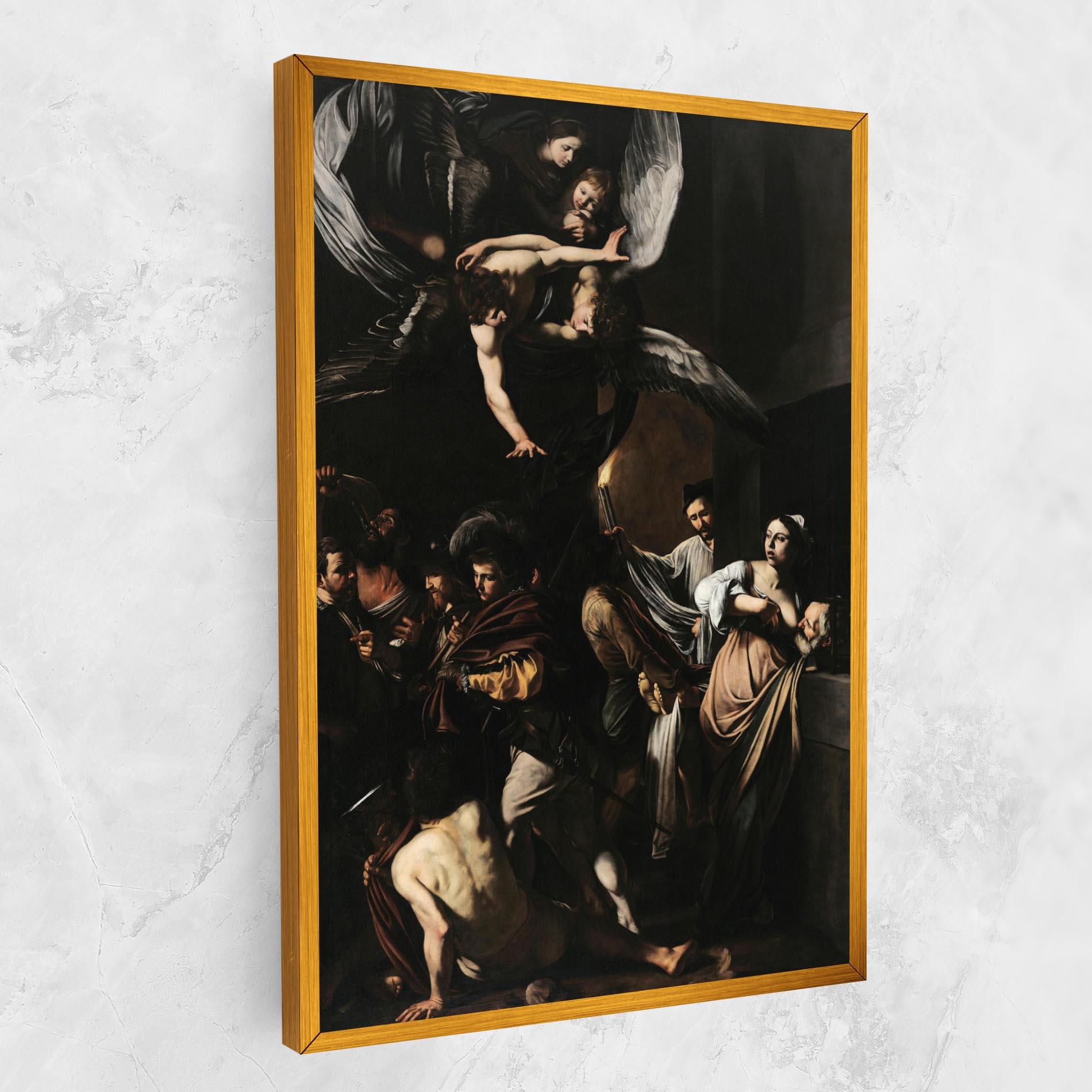 Картина на платно Sette Opere Di Misericordia mockup 1