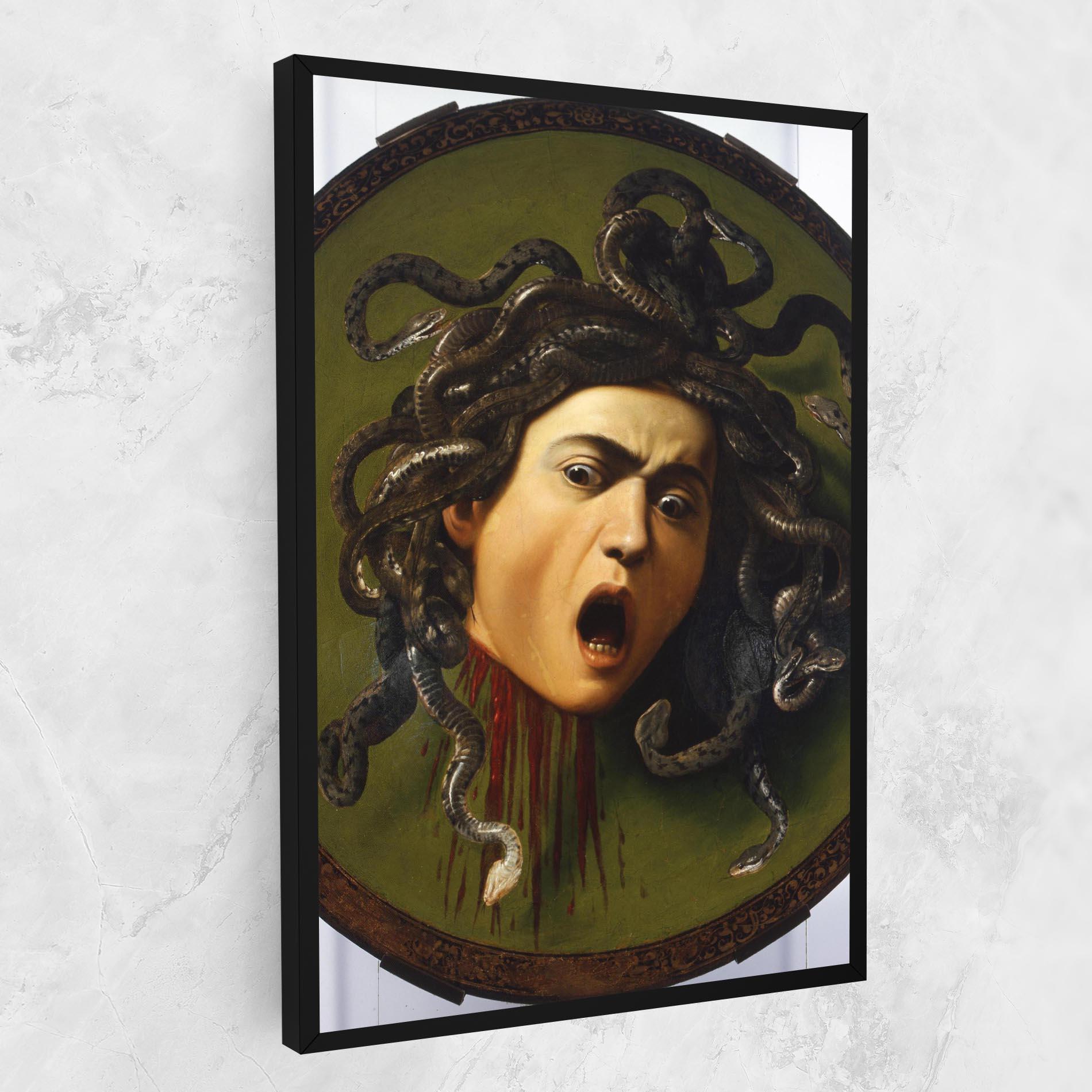 Картина на платно Caravaggio Medusa mockup 1