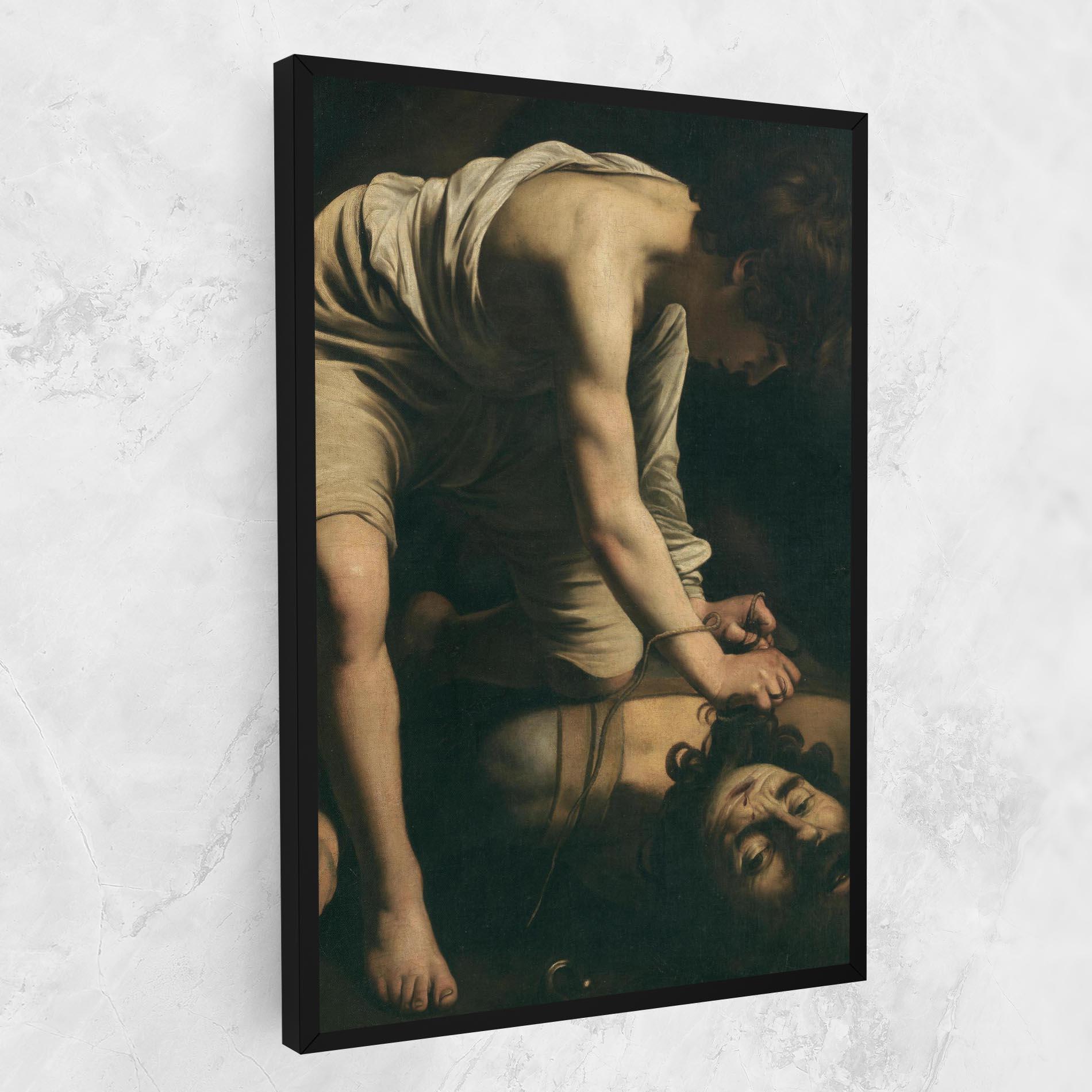 Картина на платно David And Goliath mockup 1